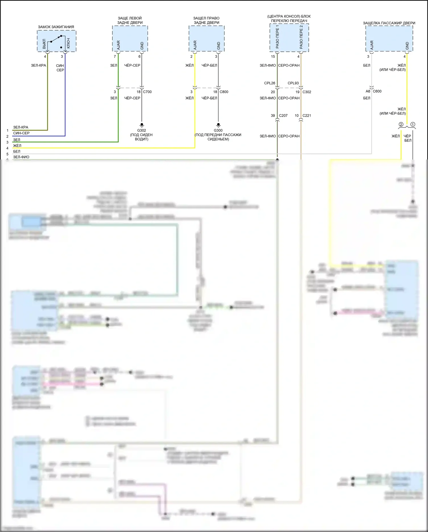 Bronco Sport Ford I (2020-2024): Электросхема звонка (2 из 2) 