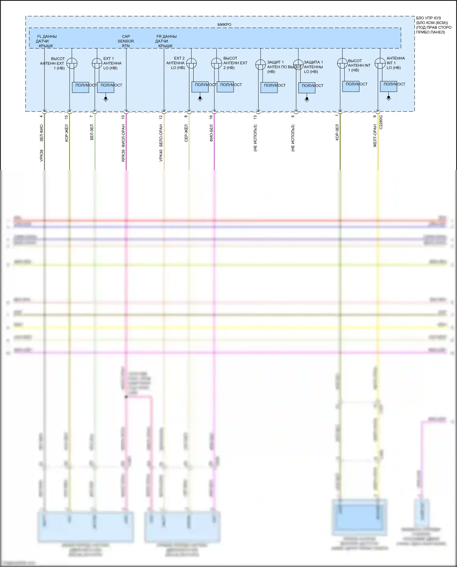 Bronco Sport Ford I (2020-2024): Электросхема защиты от взлома (4 из 6) 
