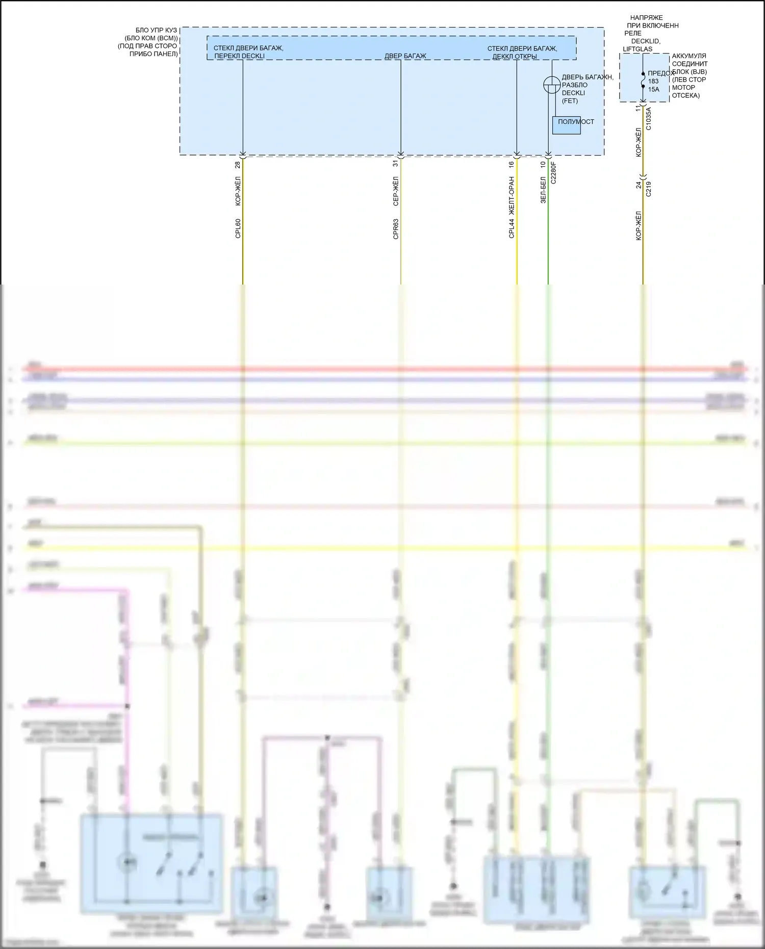 Bronco Sport Ford I (2020-2024): Электросхема защиты от взлома (5 из 6) 