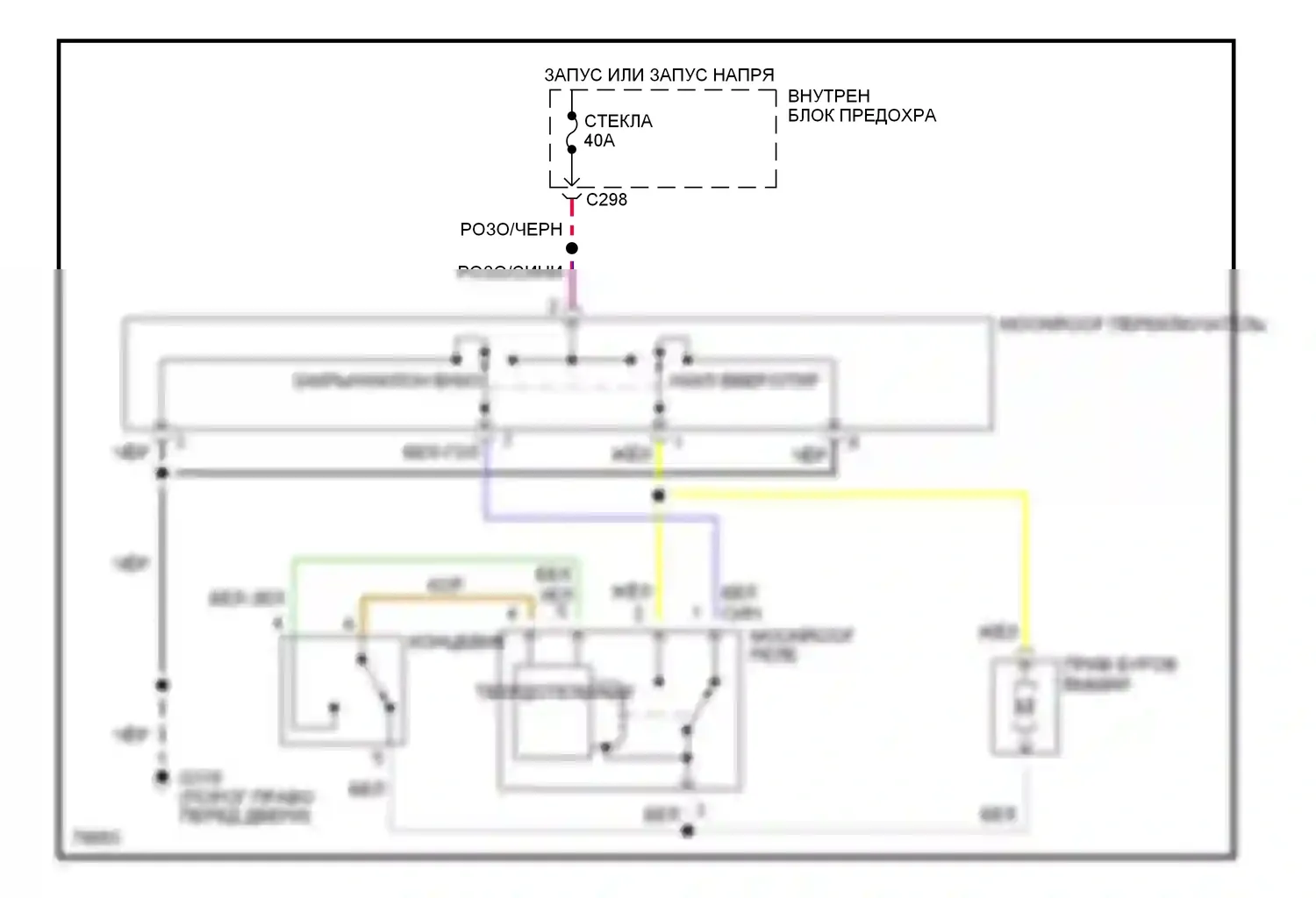 Contour Ford I (1994-1997): Складная крыша/цепи штриховки 