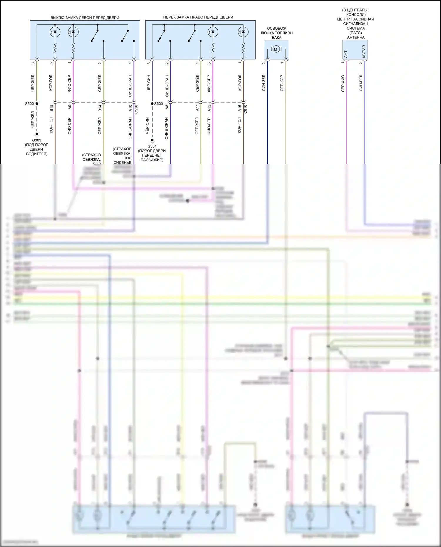 EcoSport Ford II рестайлинг (2017-2024): Электросхема защиты от взлома (3 из 4) 