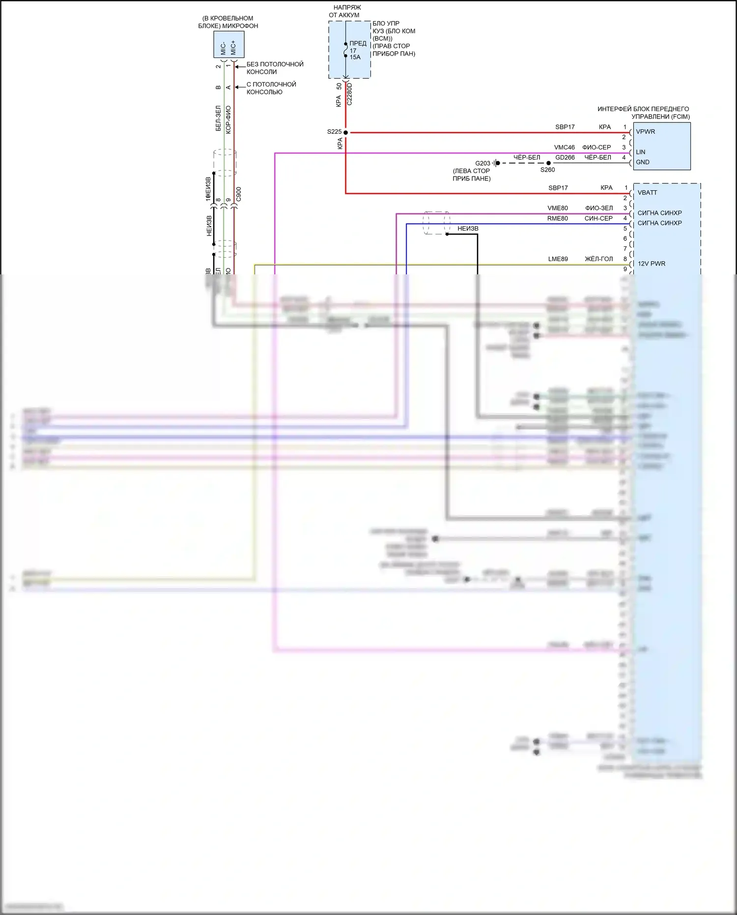 EcoSport Ford II рестайлинг (2017-2024): Электросхема навигации, без сенсорного экрана (3 из 3) 