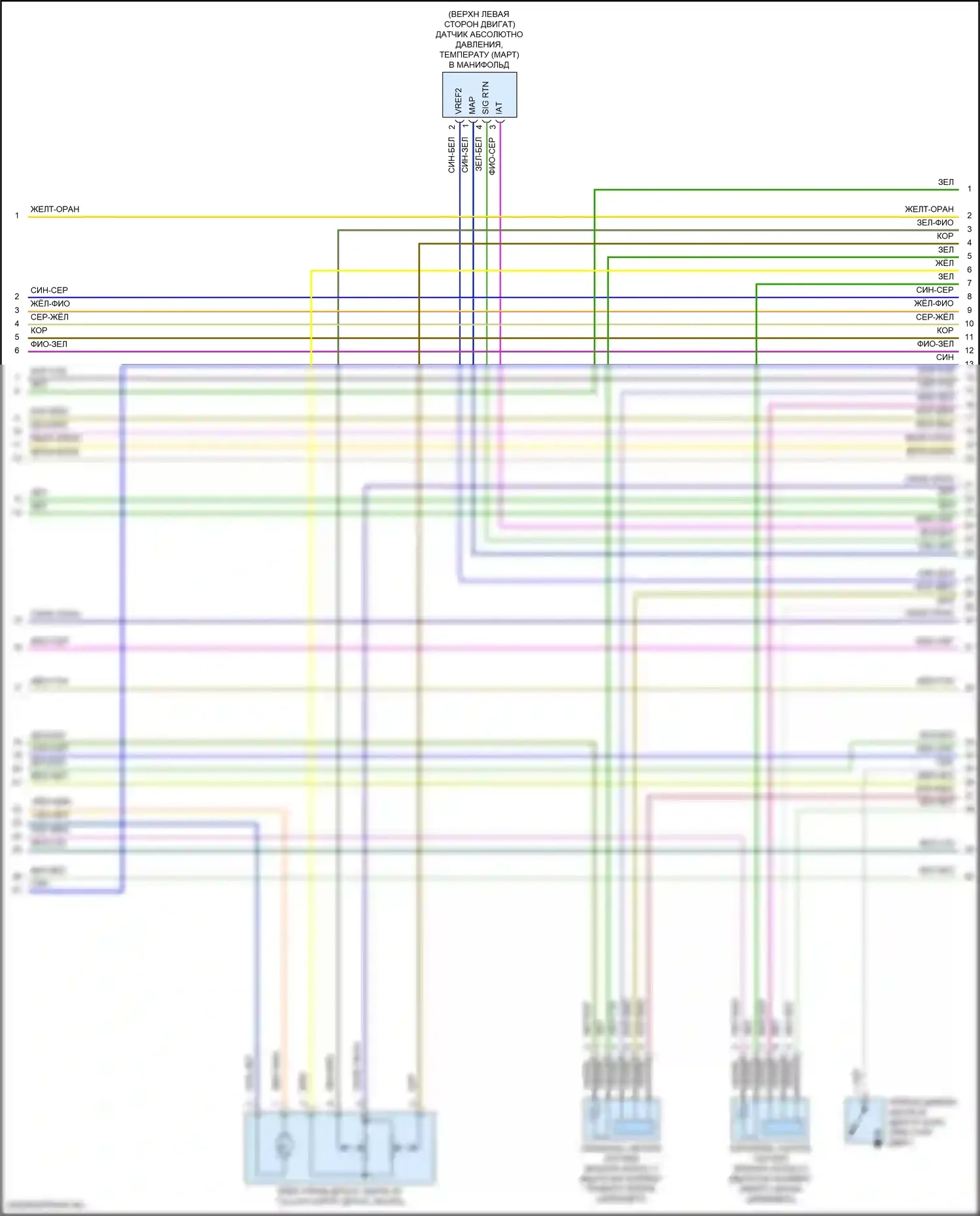 Edge Ford II (2015-2018): Электросхема двигателя 3.5l (6 из 7) 