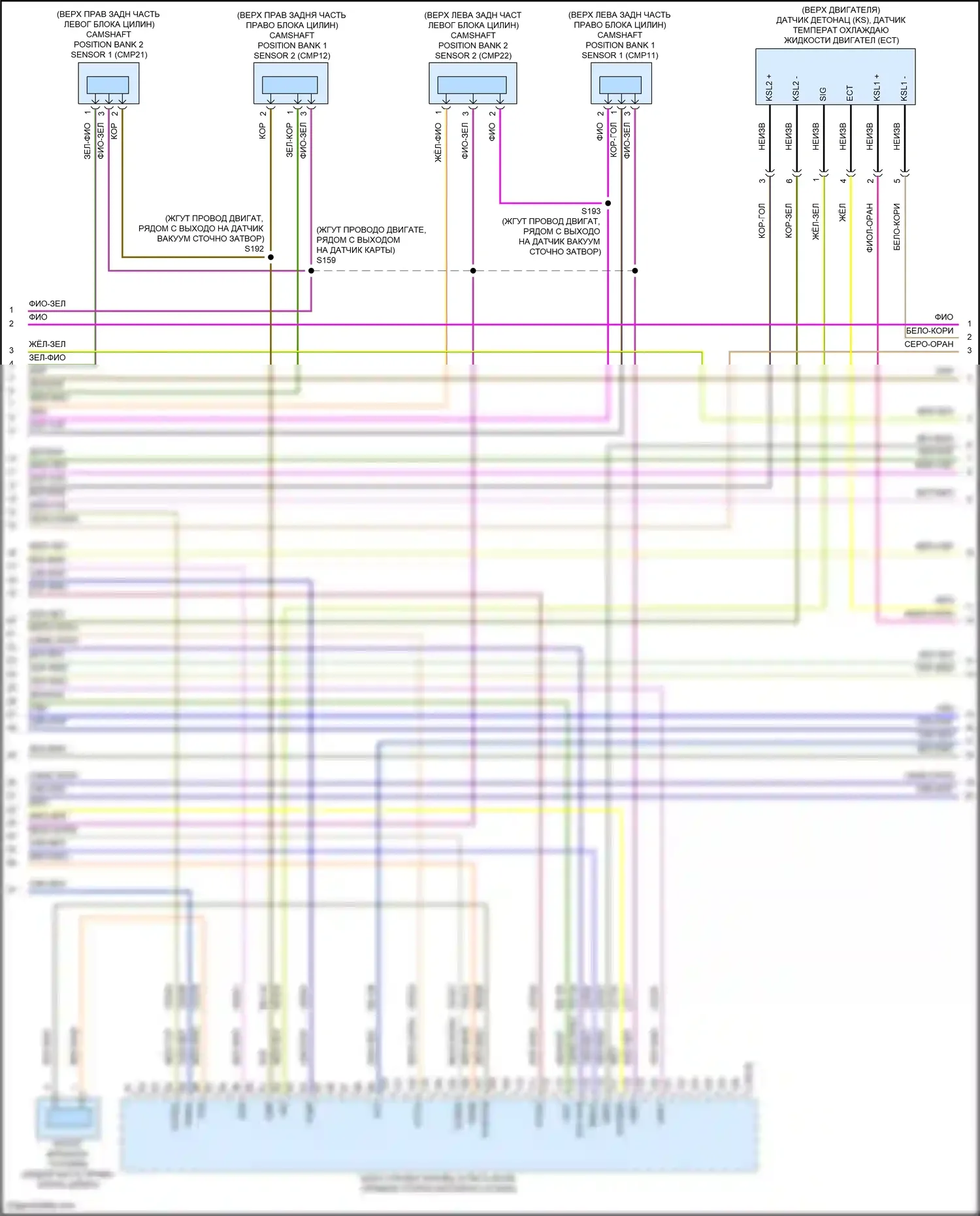 Edge Ford III (2023-2024): Электросхема двигателя 2.7л турбо (10 из 11) 