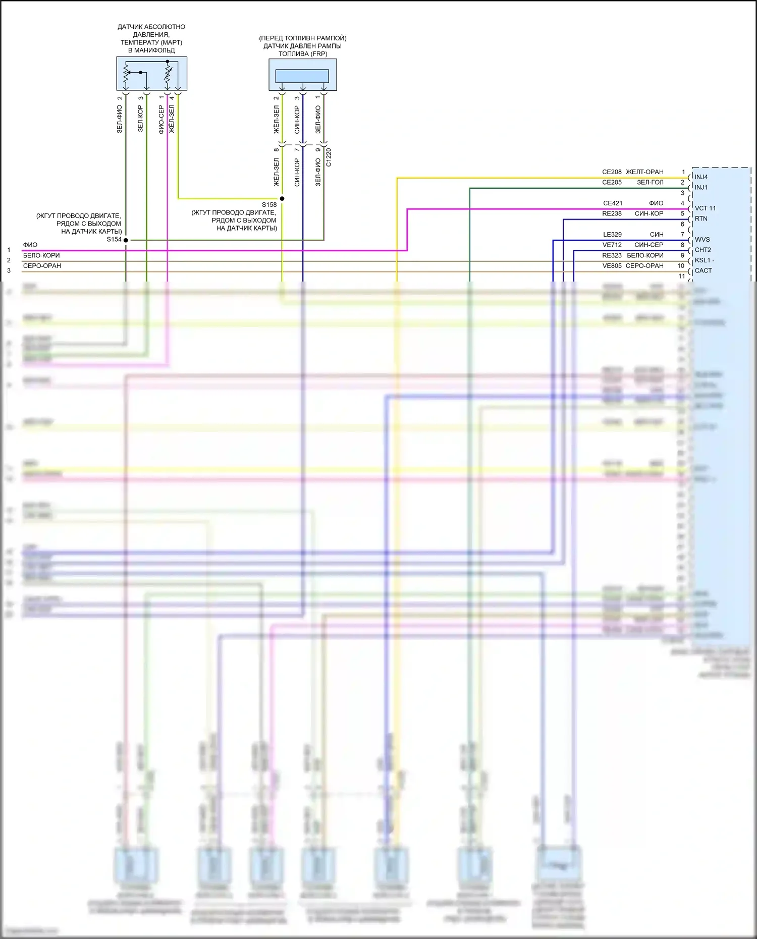 Edge Ford III (2023-2024): Электросхема двигателя 2.7л турбо (11 из 11) 