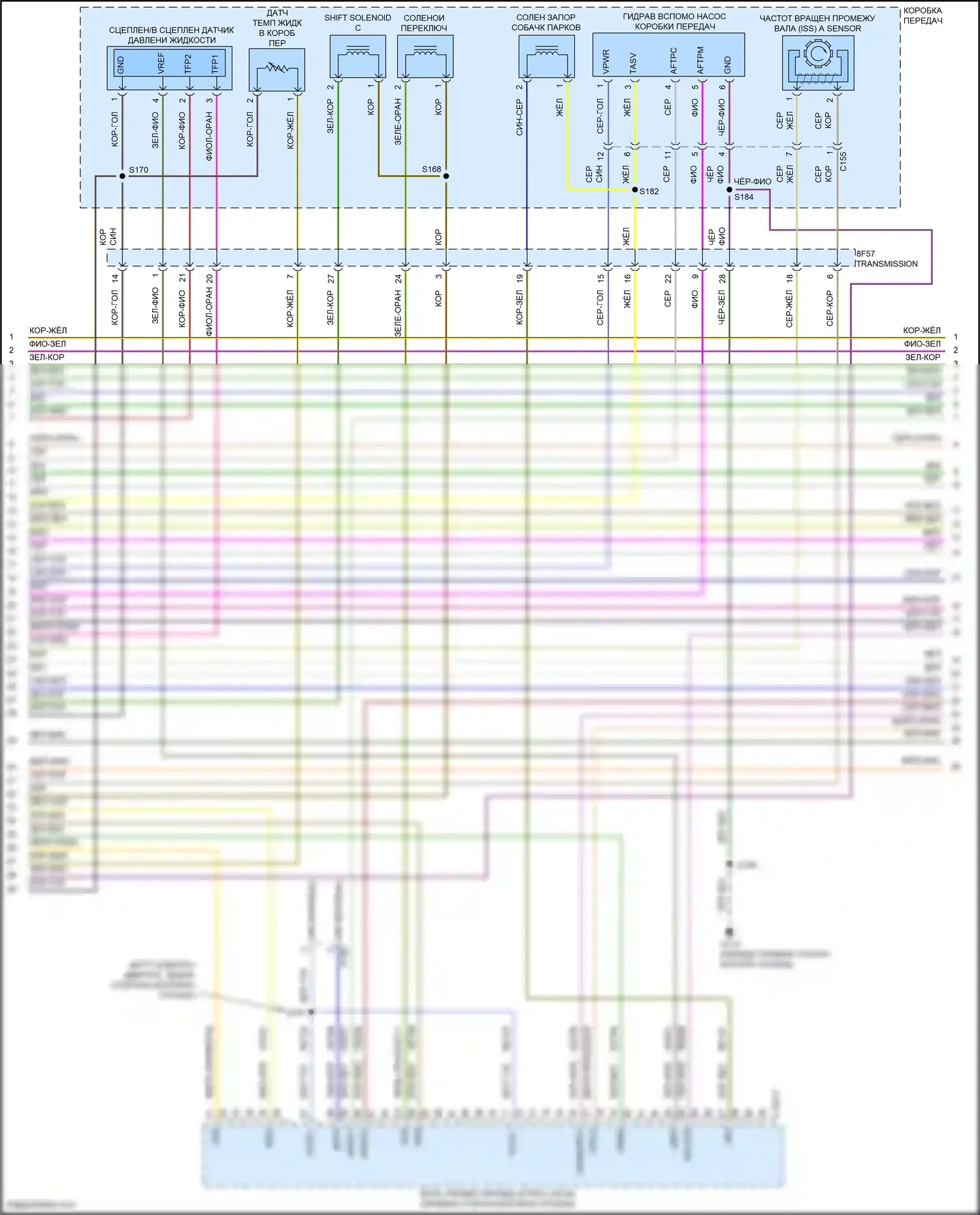 Edge Ford III (2023-2024): Электросхема двигателя 2.7л турбо (6 из 11) 