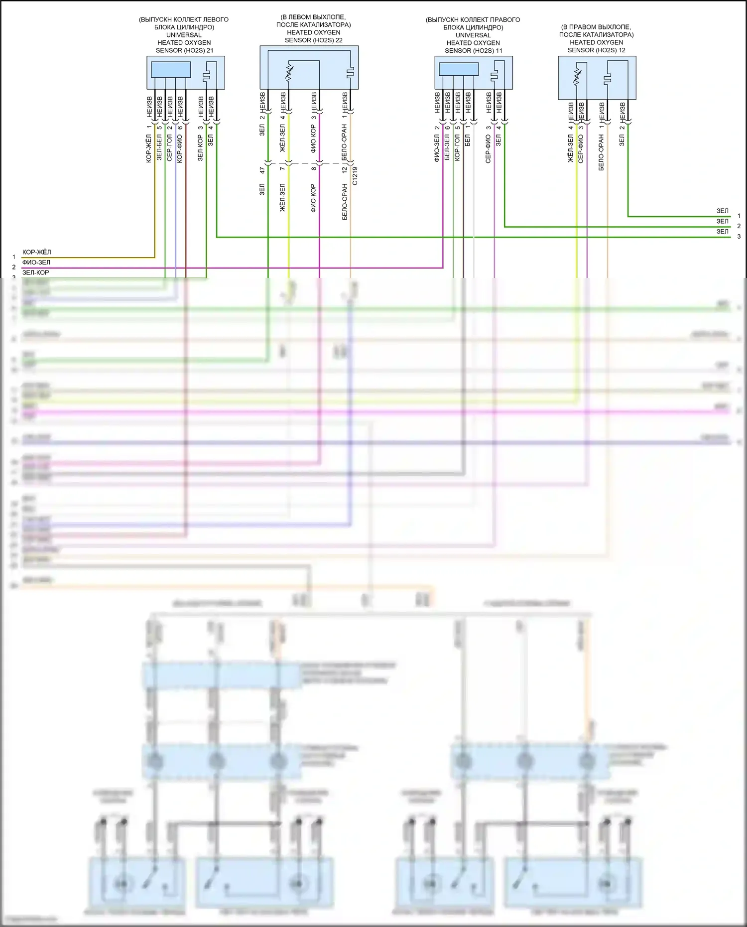 Edge Ford III (2023-2024): Электросхема двигателя 2.7л турбо (7 из 11) 