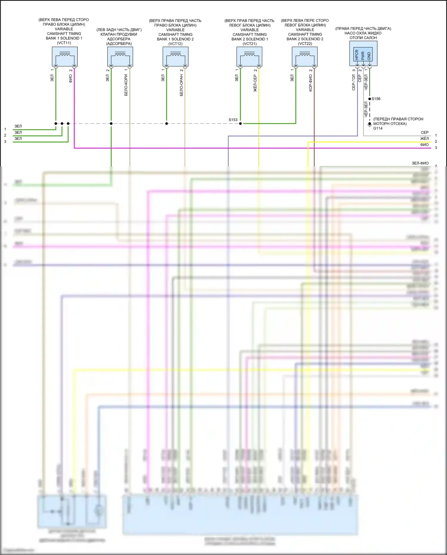 Edge Ford III (2023-2024): Электросхема двигателя 2.7л турбо (8 из 11) 