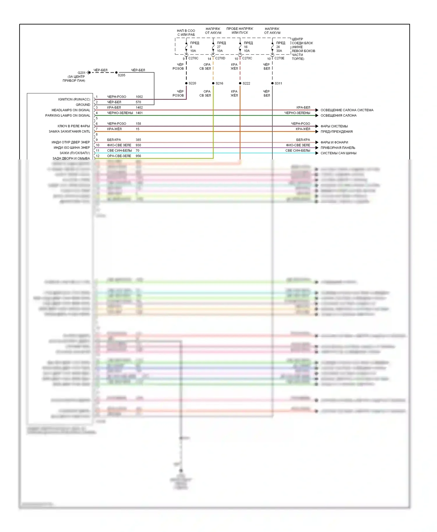 Escape Ford I (2000-2004): Электросхемы компьютера тела 