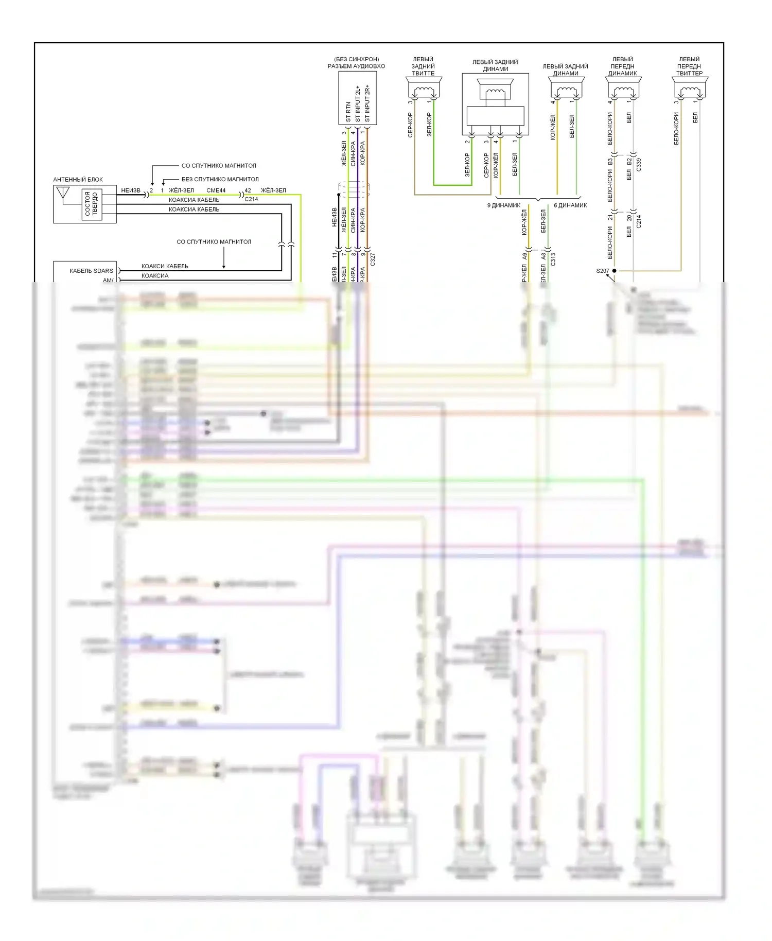 Escape Ford III (2012-2015): Электросхема навигации, без sony (1 из 3) 