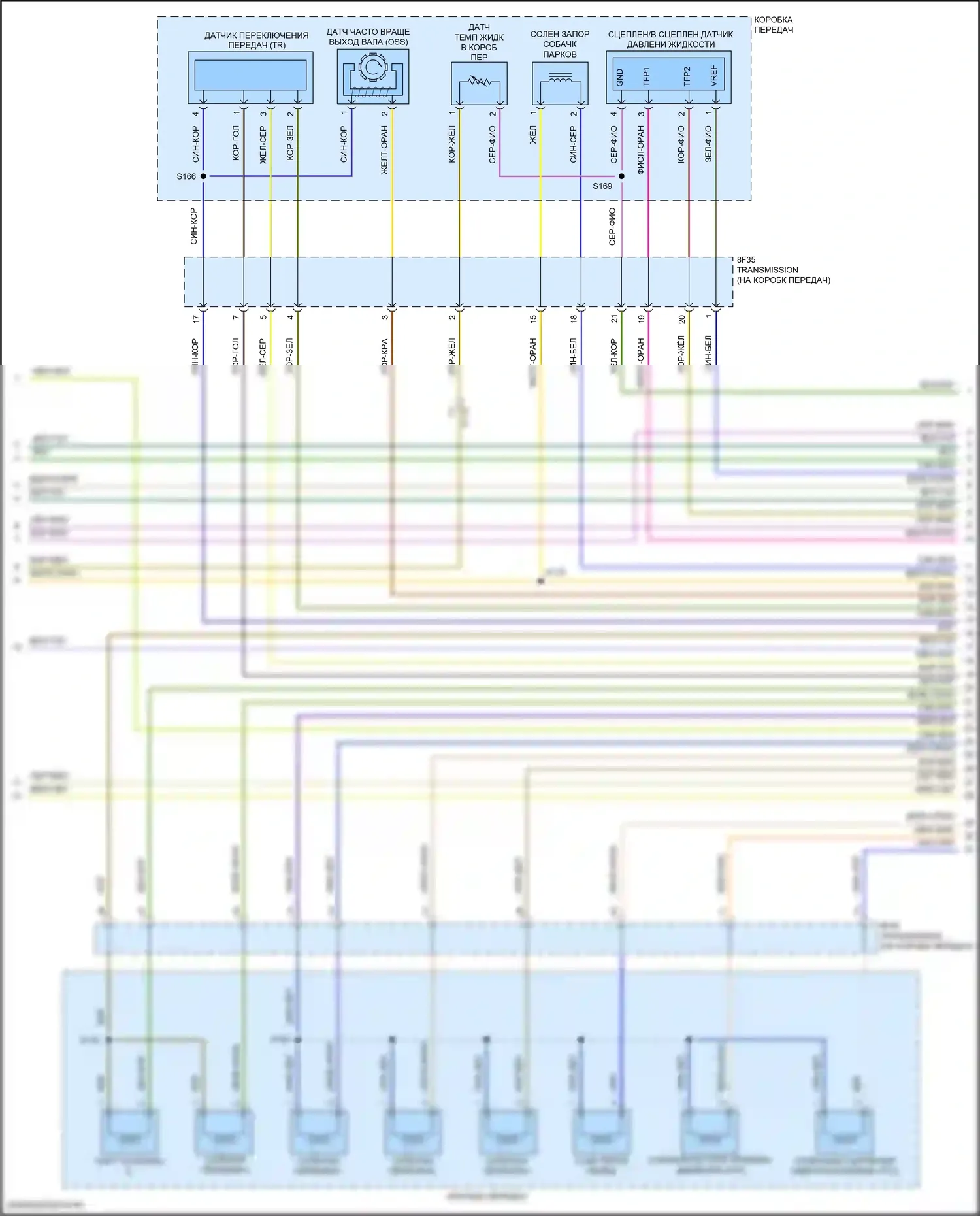 Escape Ford IV (2019-2024): Электросхема двигателя 2.0л турбо (5 из 8) 