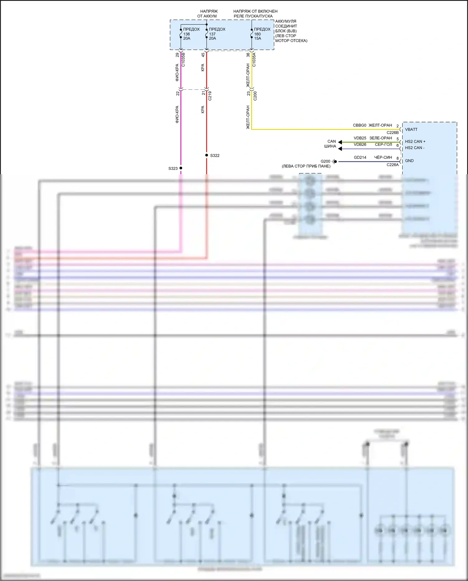 Escape Ford IV (2019-2024): Электросхема навигации (3 из 4) 