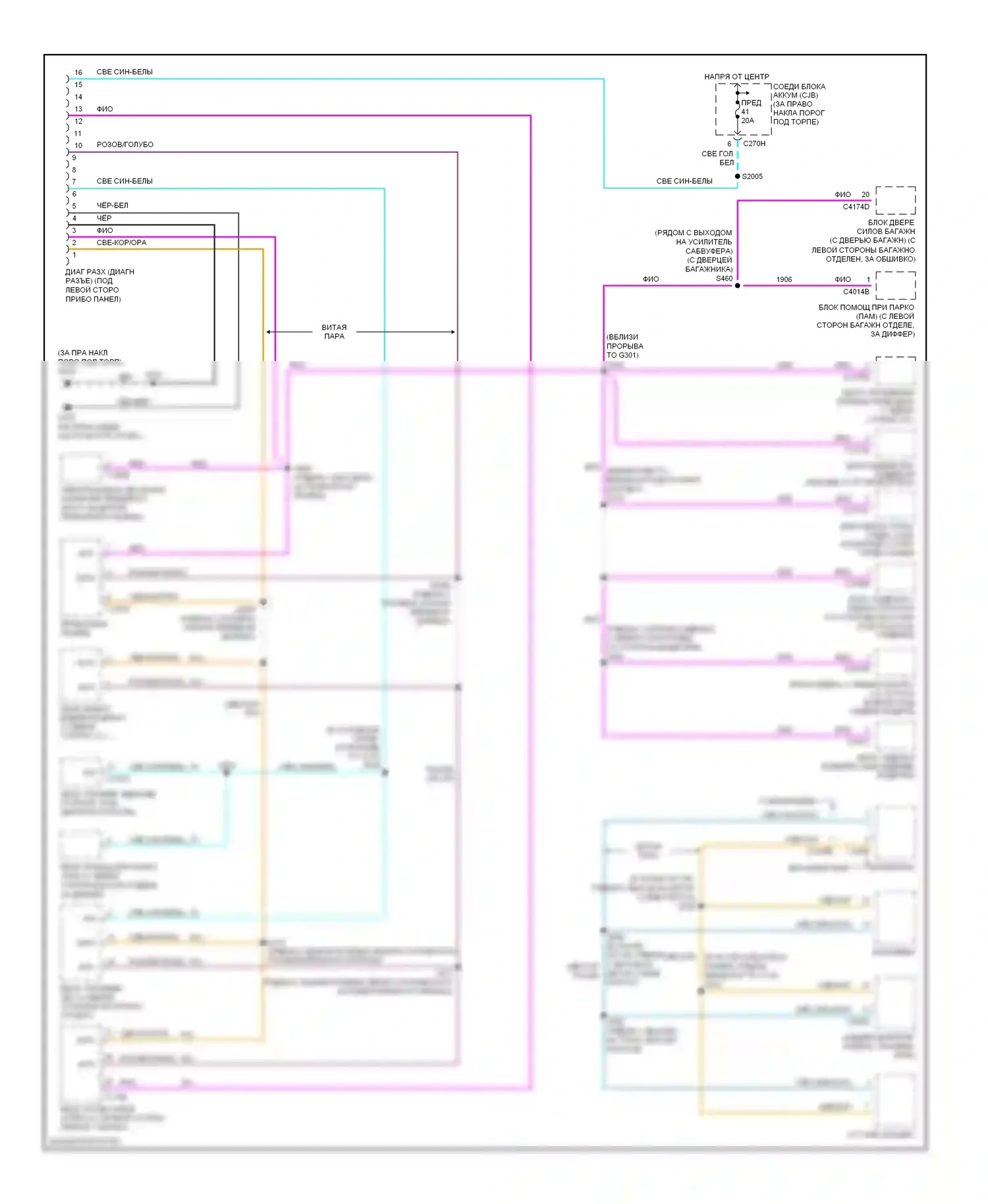 Expedition Ford II (2002-2006): Can шина электросхема 