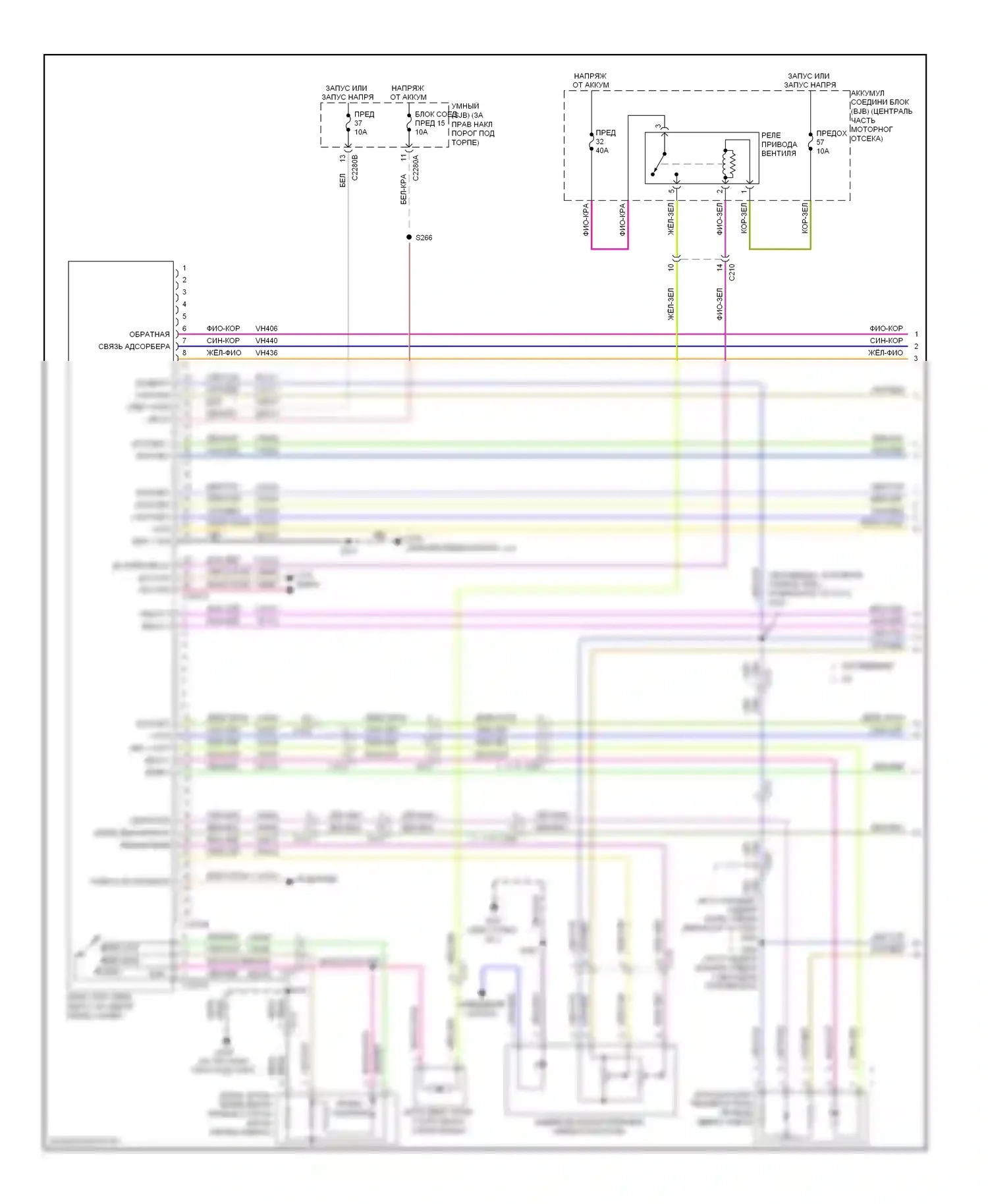 Expedition Ford III (2006-2014): Электросхема ручного кондиционера, со вспомогательным климат-контролем (1 из 4) 