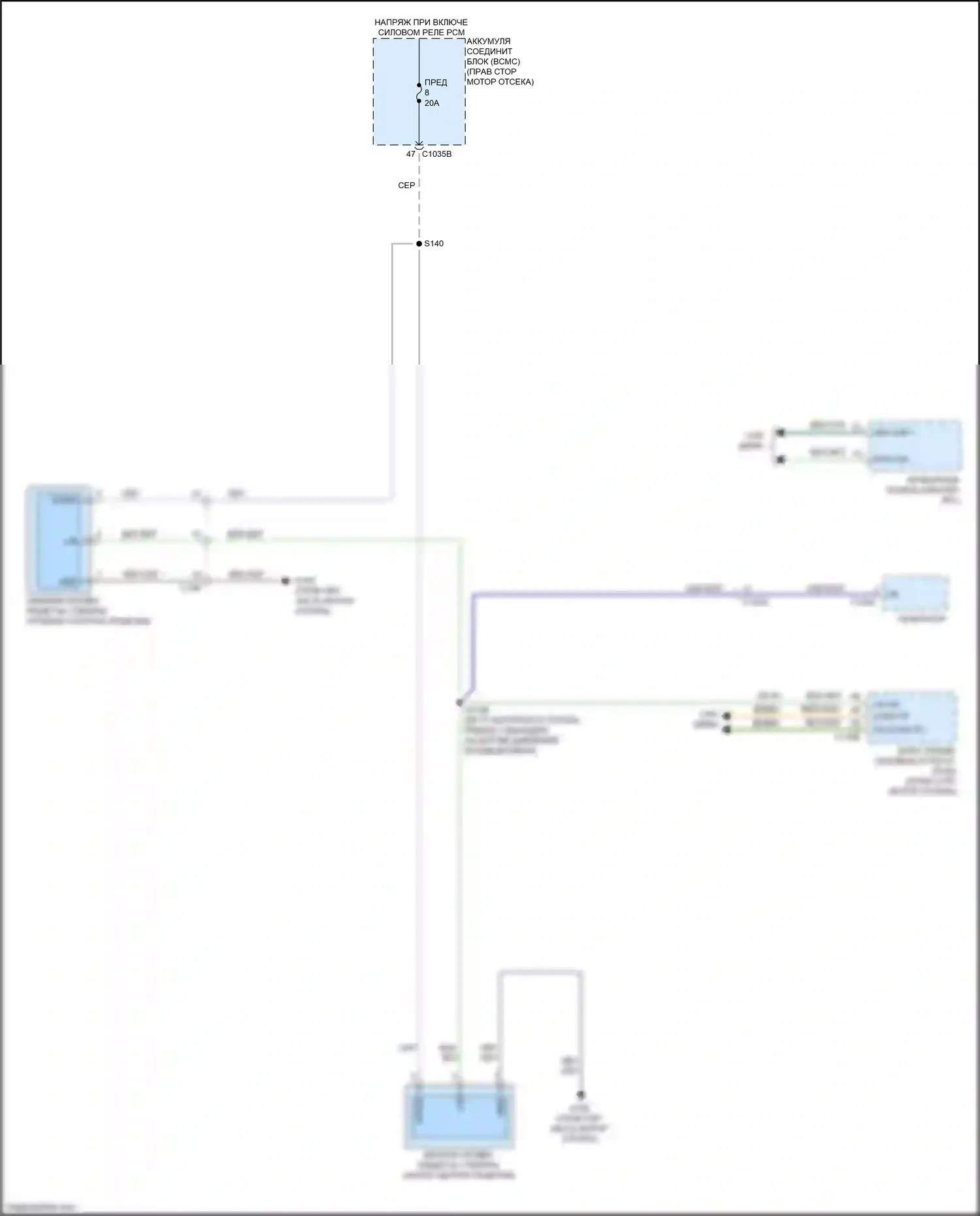 Expedition Ford IV рестайлинг (2022-2024): Электросхема активных управление кузовом и подвеской 