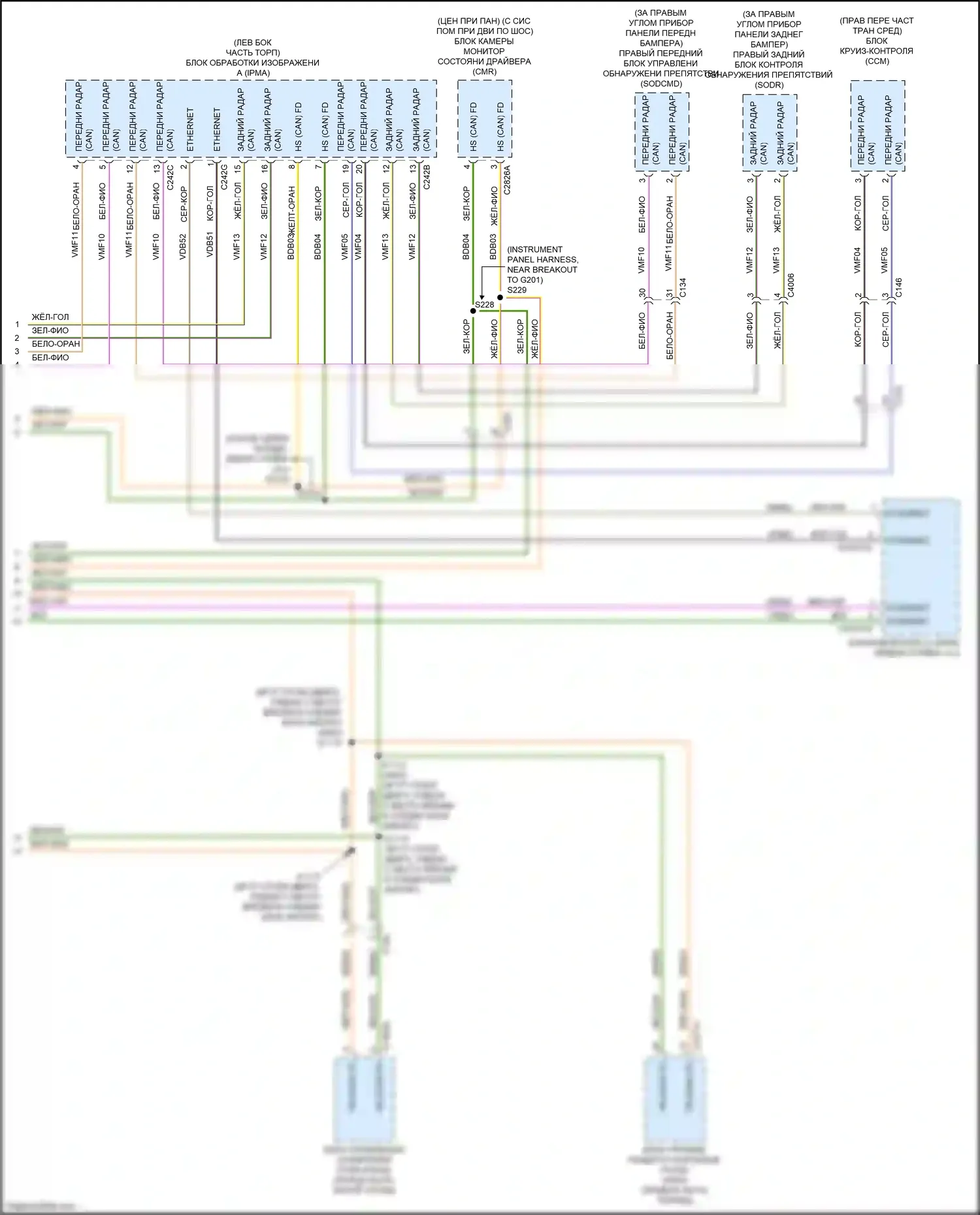 Expedition Ford IV рестайлинг (2022-2024): Can шина электросхема (5 из 5) 