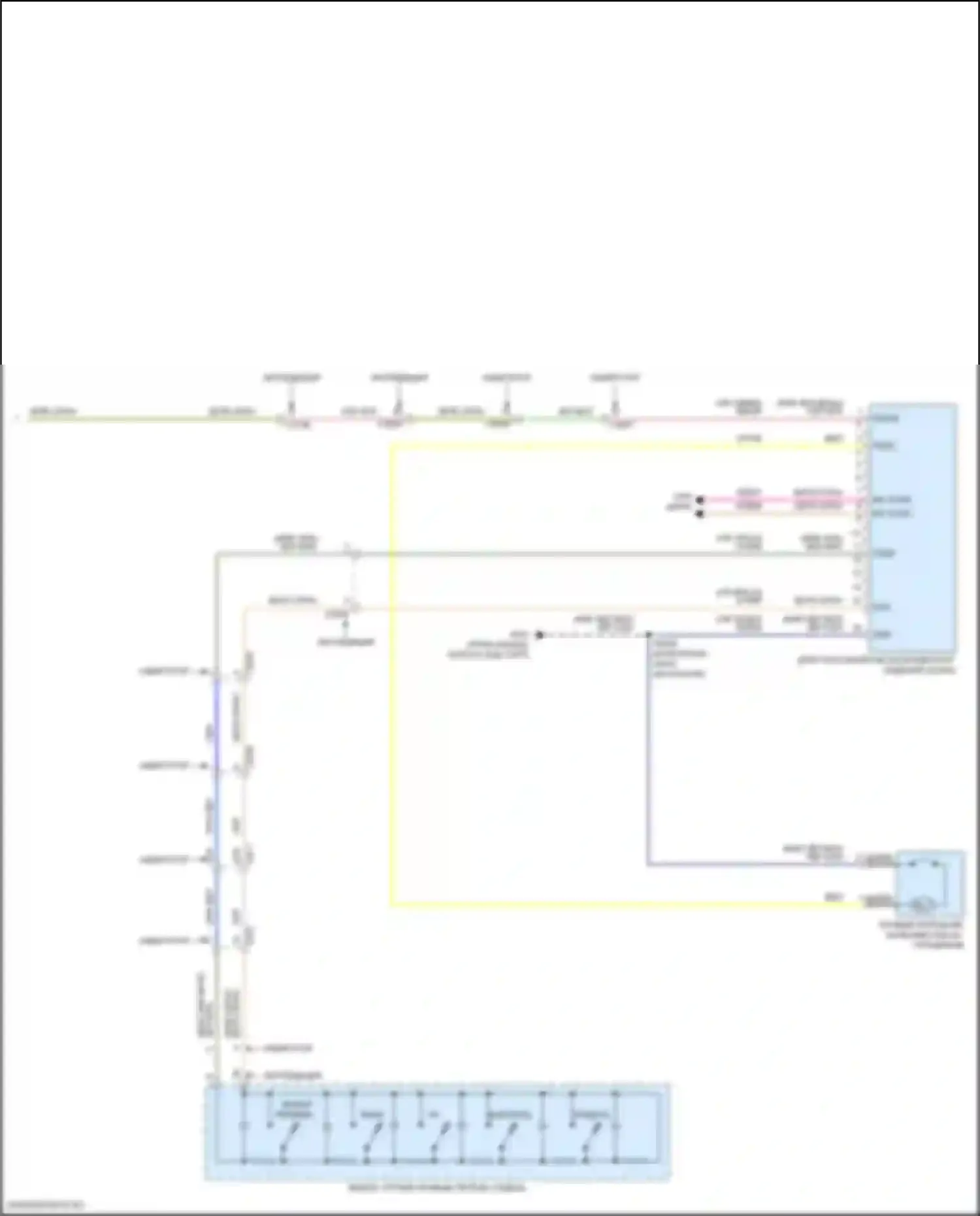 Expedition Ford IV (2017-2022): Электросхема мультиконтурных сидений (2 из 2) 