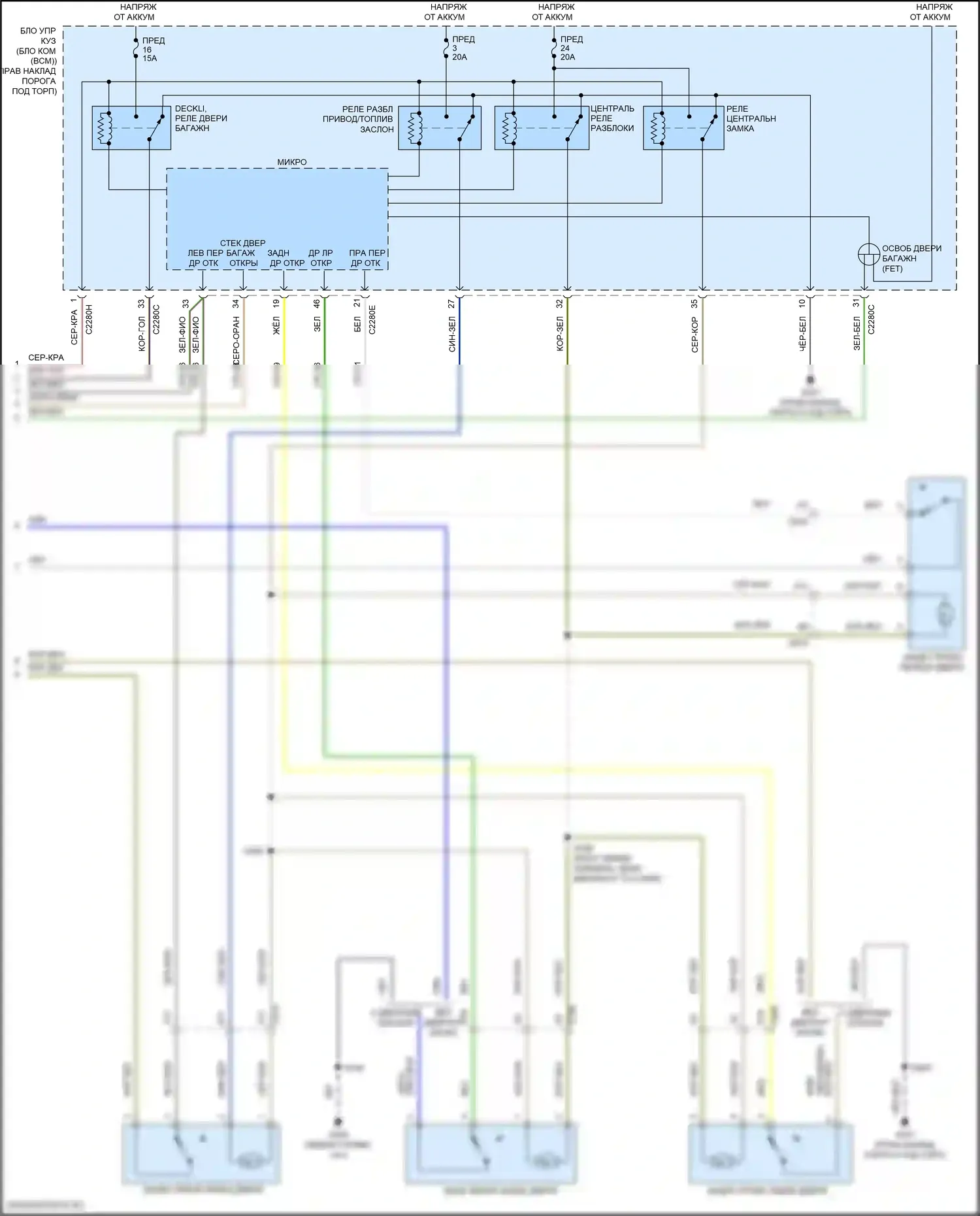 Expedition Ford IV (2017-2022): Электросхема защиты от взлома (5 из 5) 