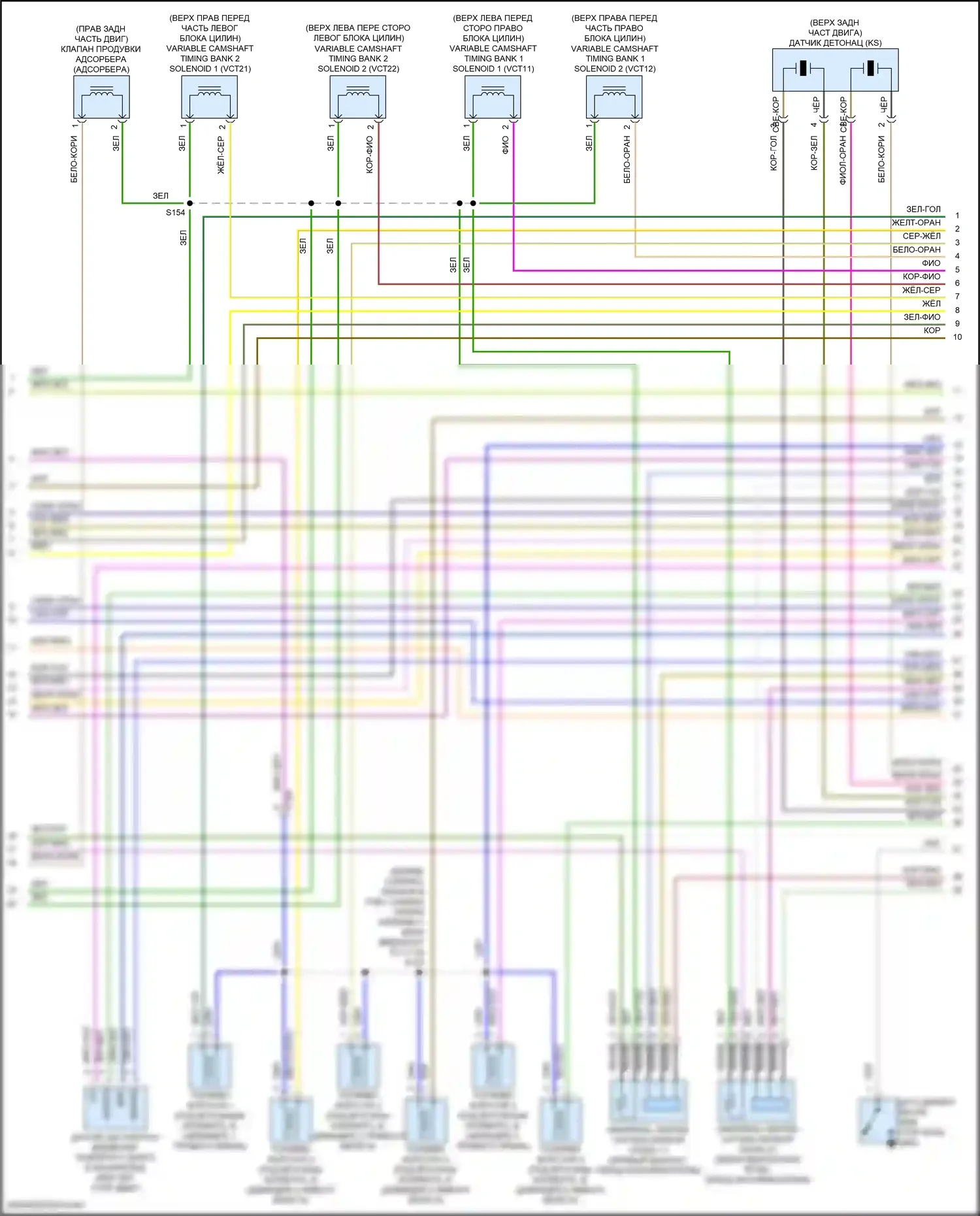 Explorer Ford V рестайлинг 2 (2017-2019): Электросхема двигателя 3.5l (5 из 6) 