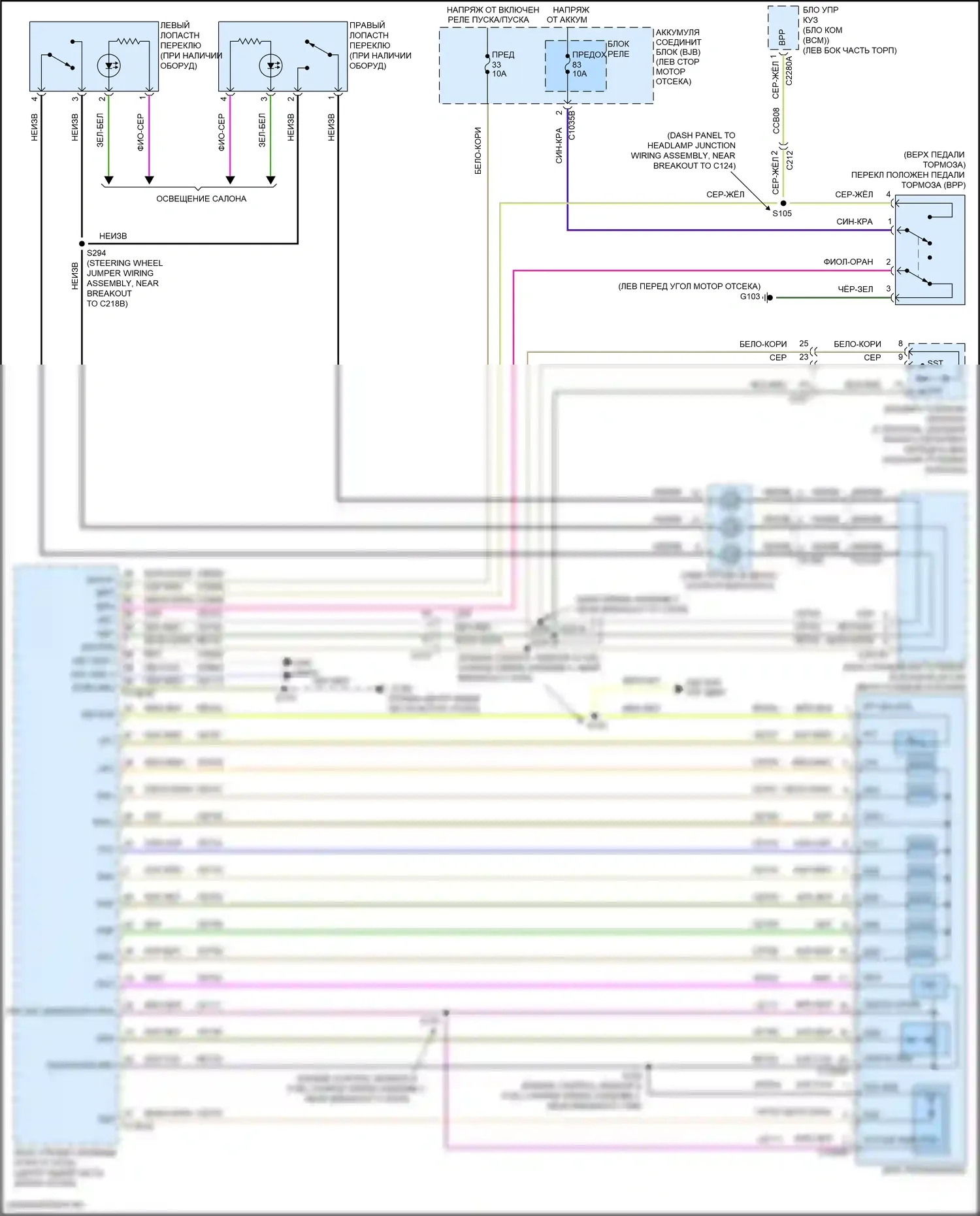 Explorer Ford V рестайлинг 2 (2017-2019): 2.3л турбо, автоматическая электросхема коробки передач 