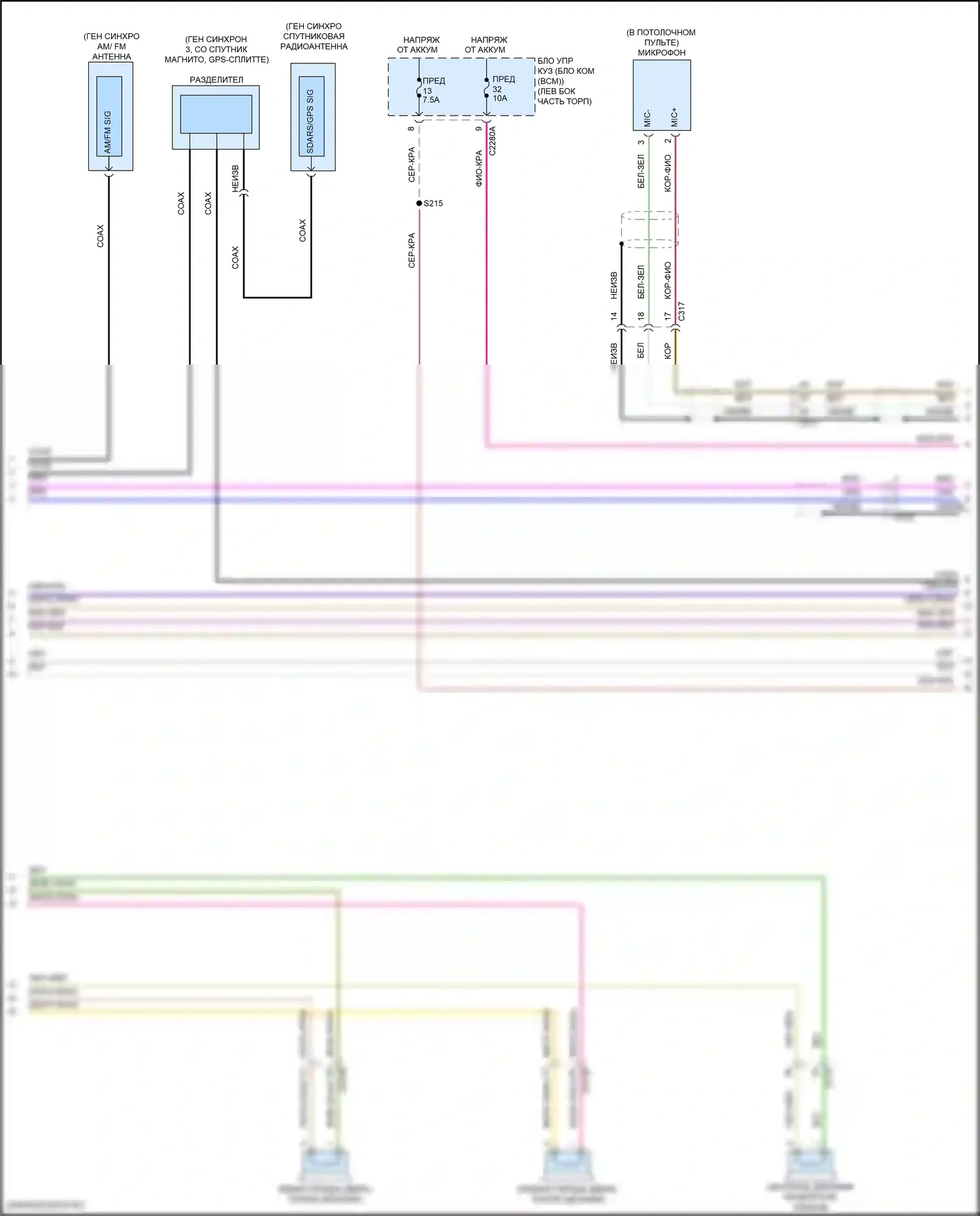 Explorer Ford V рестайлинг 2 (2017-2019): Магнитола электросхема, с платиной (3 из 5) 