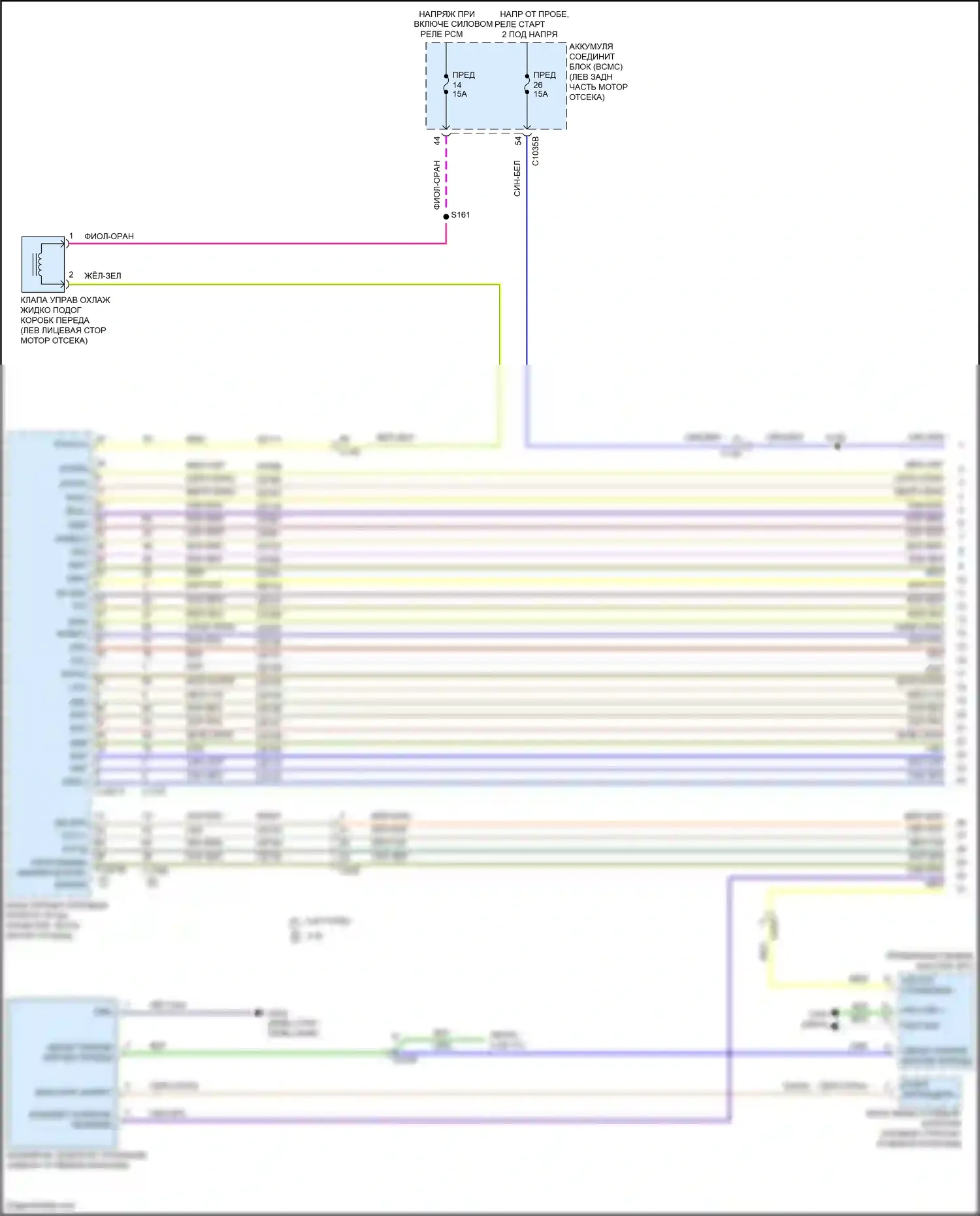 Explorer Ford VI рестайлинг (2022-2024): 3,0л турбо, электросхема автоматической коробки передач (1 из 4) 