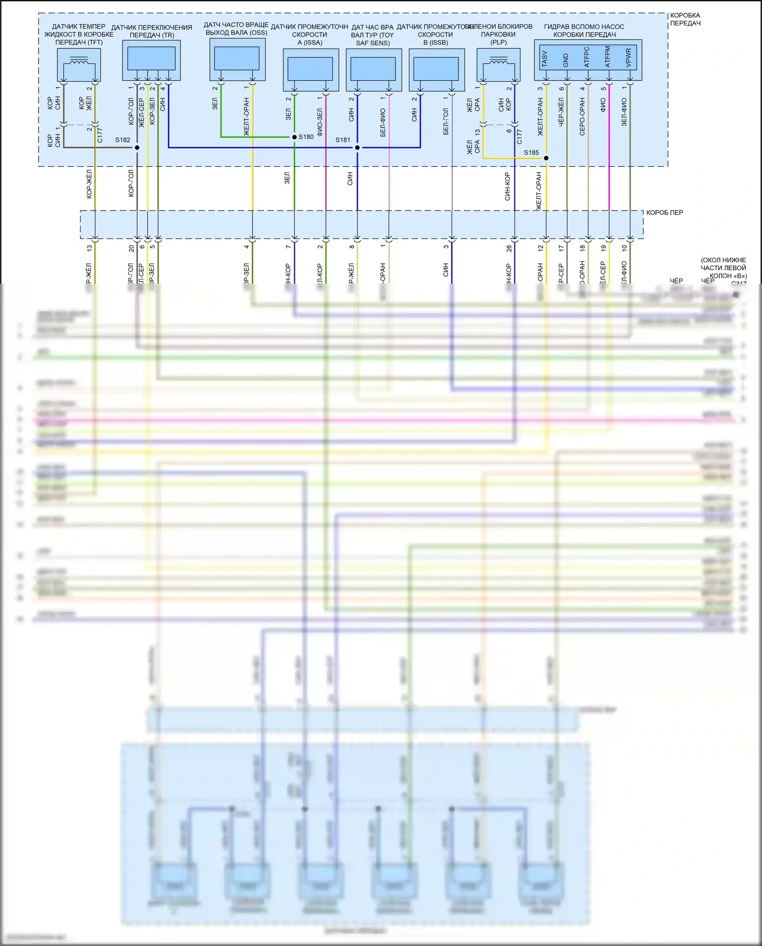Explorer Ford VI (2019-2024): Электросхема двигателя 2.3л турбо (5 из 9) 