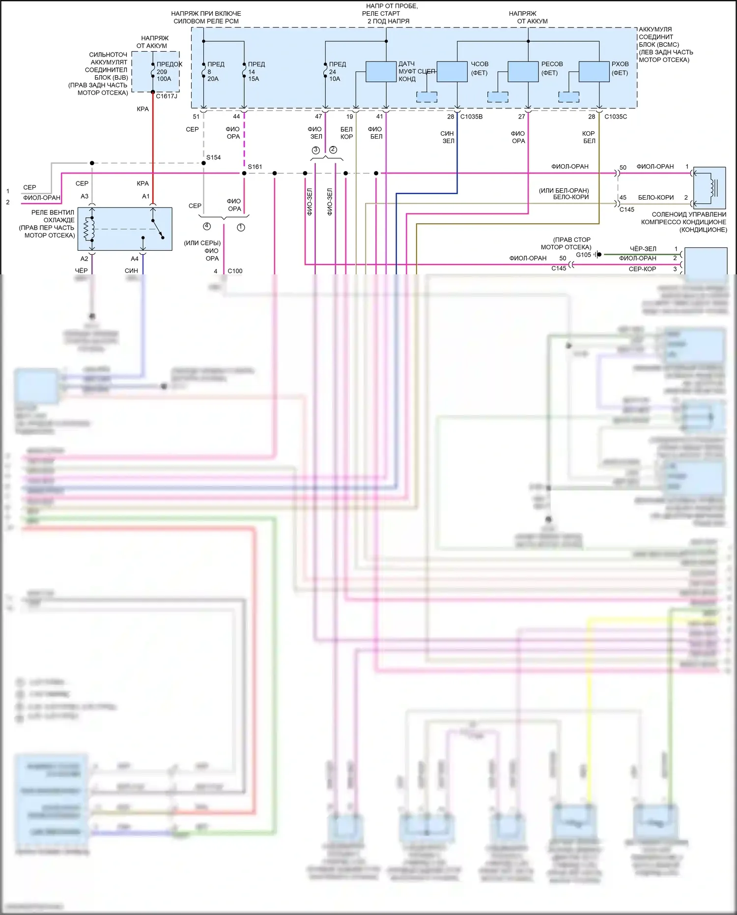 Explorer Ford VI (2019-2024): Электросхема климат контроля (4 из 5) 