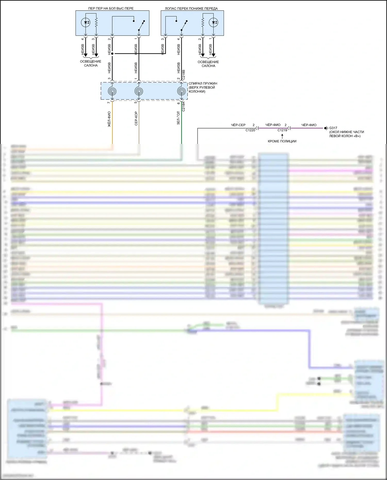 Explorer Ford VI (2019-2024): 2,3л турбо, автоматическая электросхема коробки передач (2 из 3) 