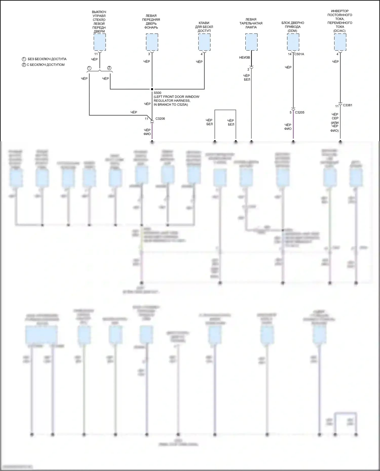 Explorer Ford VI (2019-2024): Электросхема разводки массы (5 из 7) 