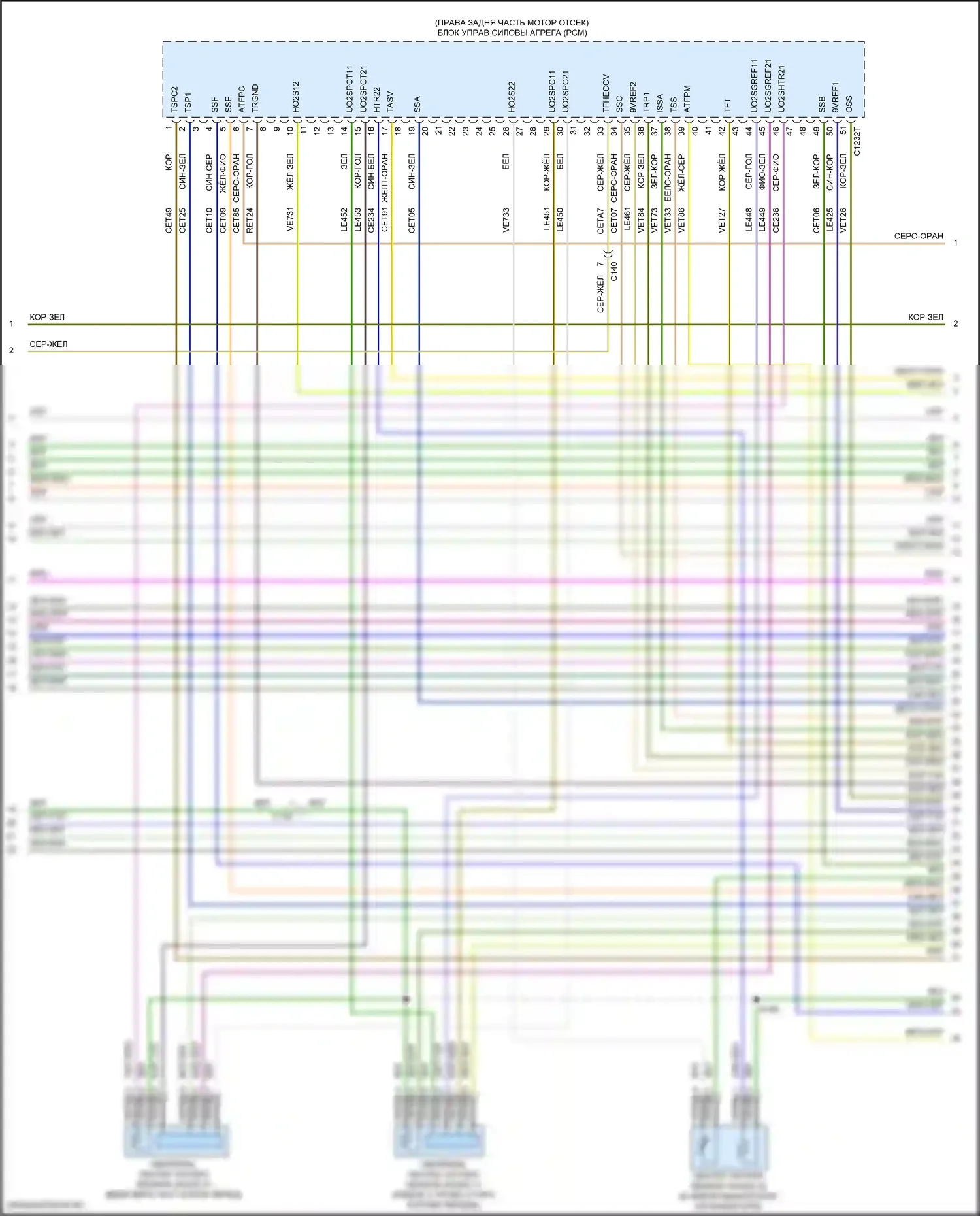 F-150 Ford XIII рестайлинг (2017-2020): Электросхема двигателя 2.7л турбо (4 из 12) 