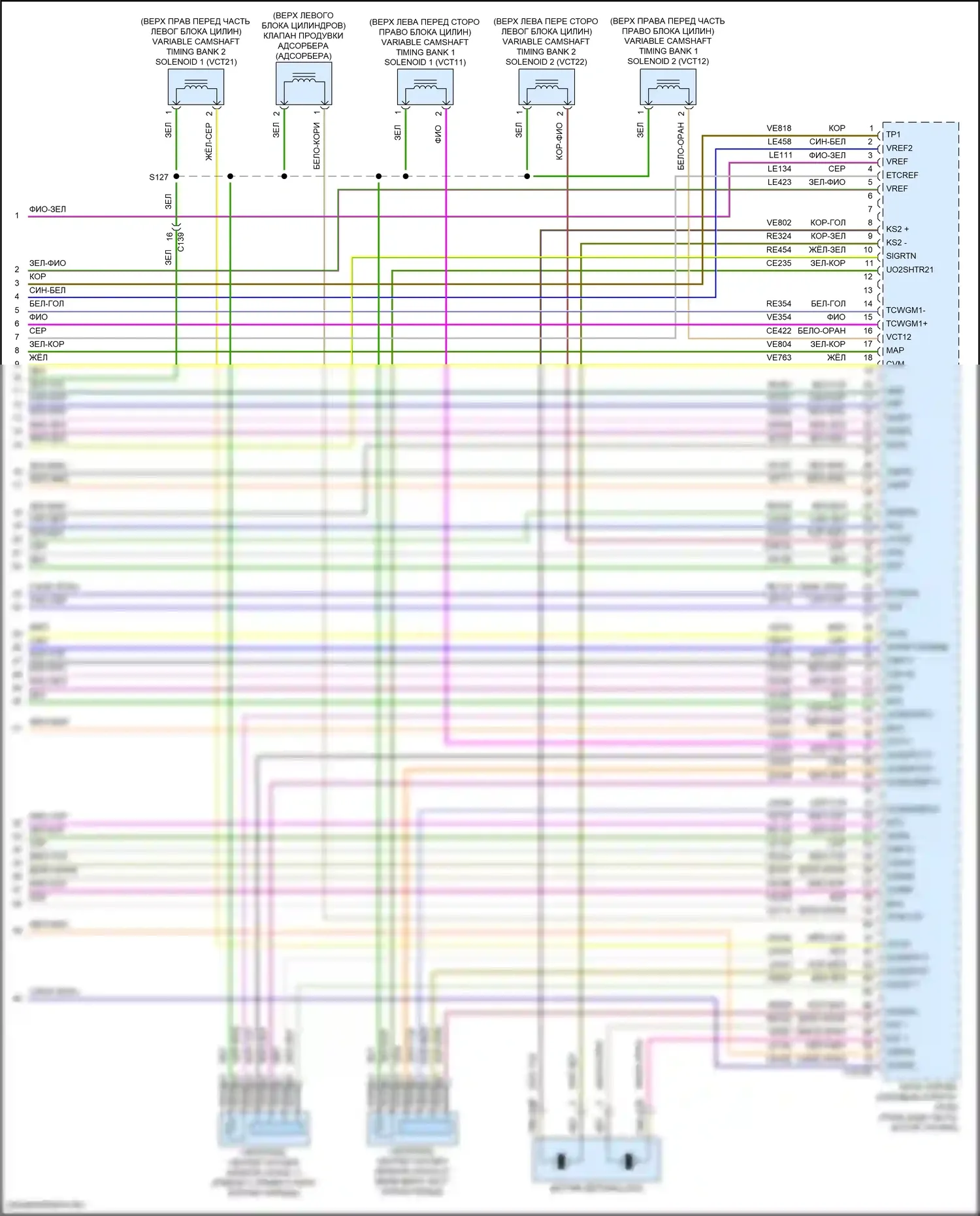 F-150 Ford XIII рестайлинг (2017-2020): Электросхема двигателя 3,5л турбо (7 из 7) 
