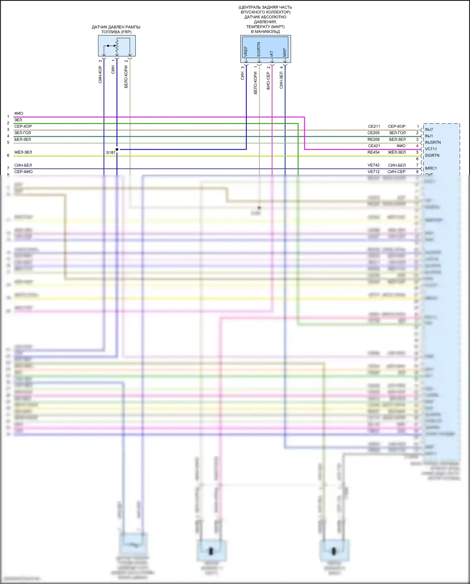 F-150 Ford XIII рестайлинг (2017-2020): Электросхема двигателя 5.0л гибкого топлива (12 из 12) 