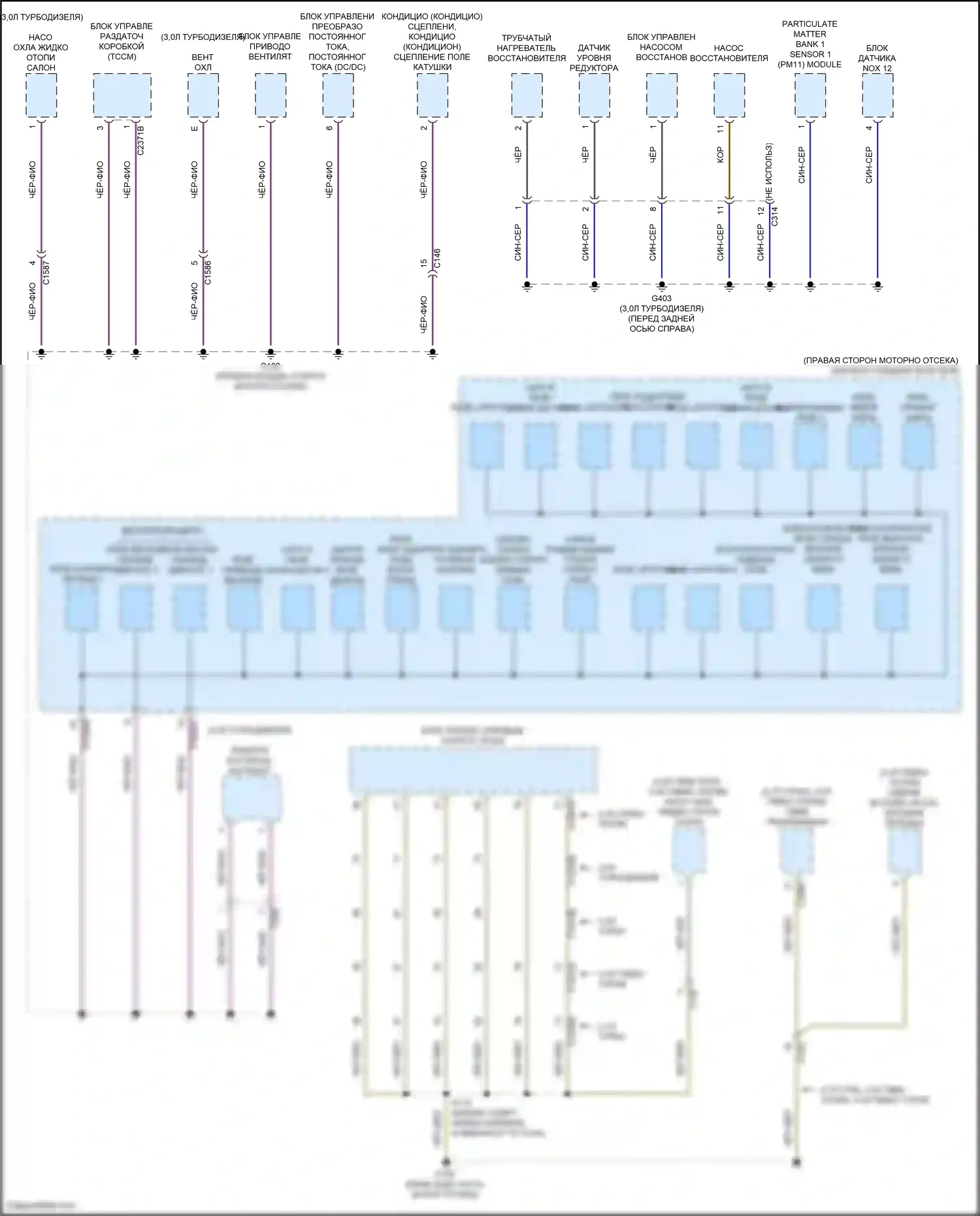 F-150 Ford XIII рестайлинг (2017-2020): Электросхема разводки массы (3 из 8) 