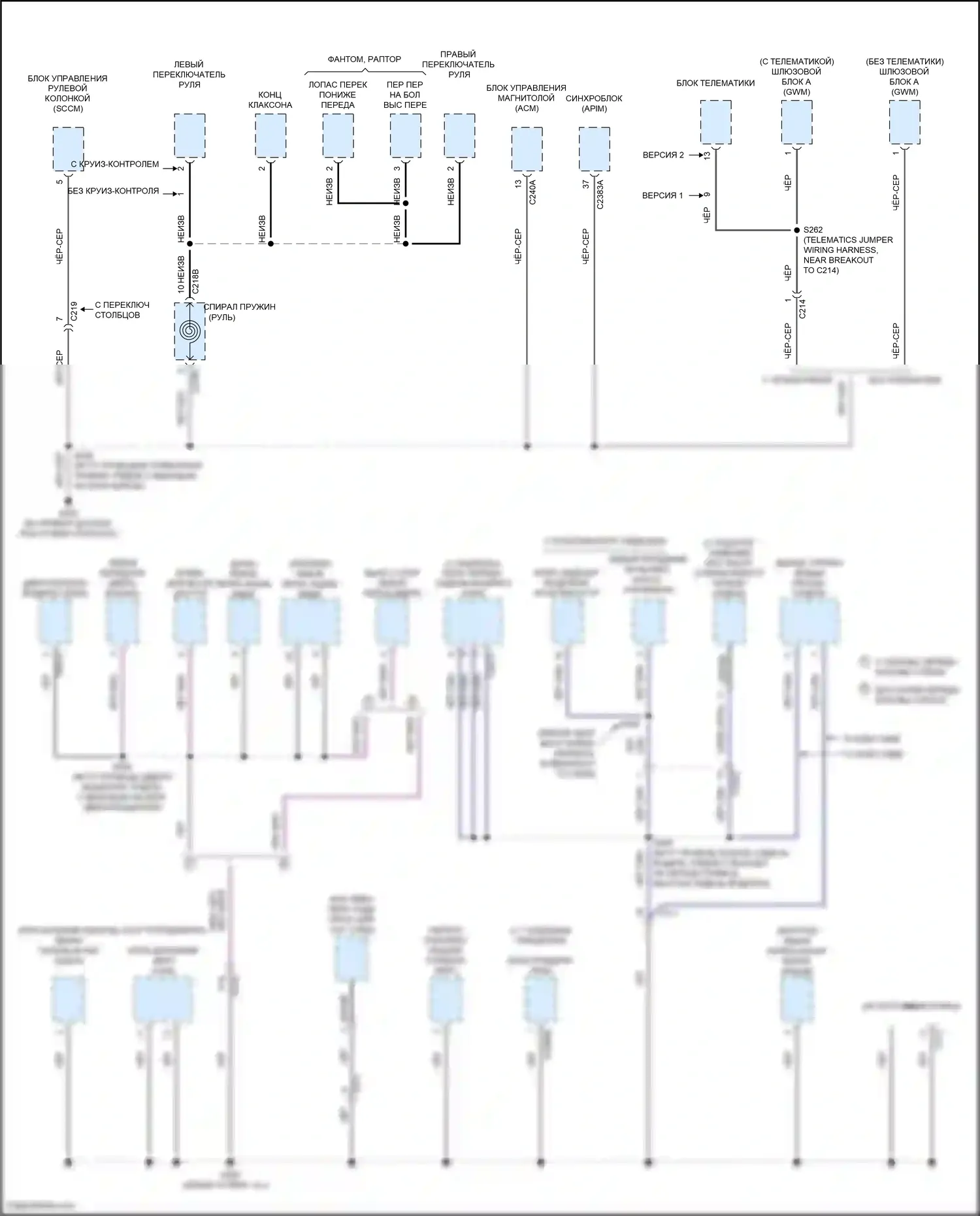 F-150 Ford XIII рестайлинг (2017-2020): Электросхема разводки массы (5 из 8) 