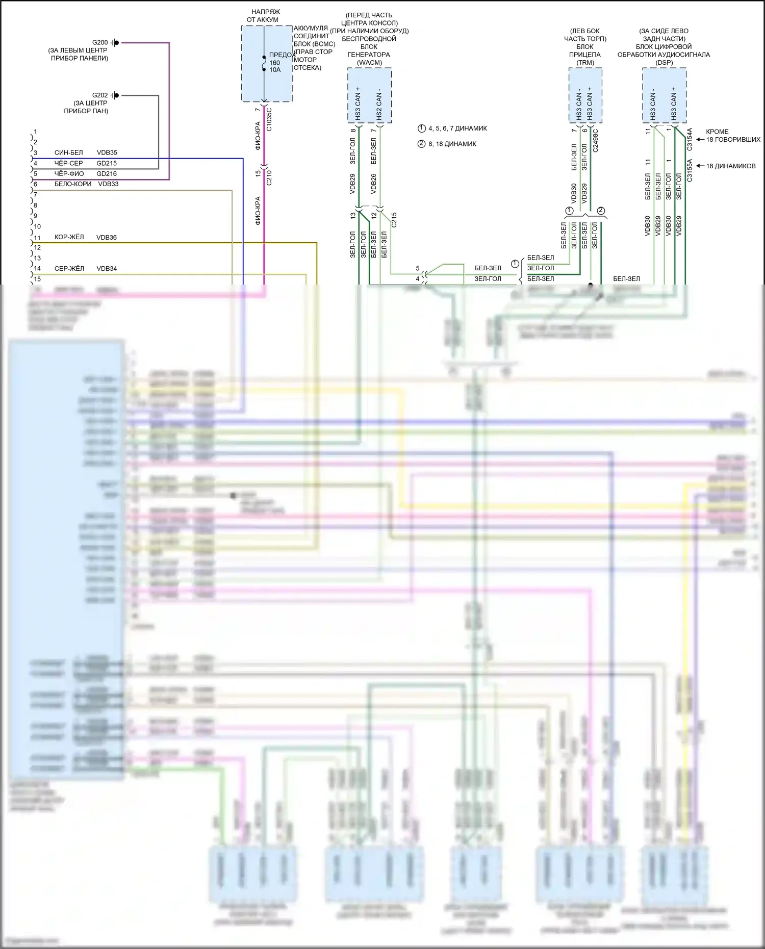 F-150 Ford XIV (2020-2024): Can шина электросхема (1 из 4) 