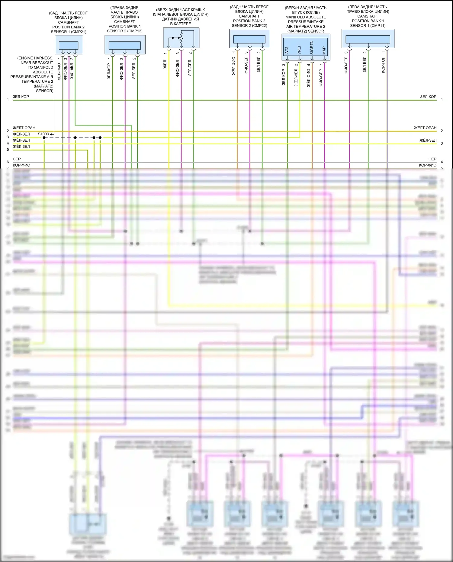 F-150 Ford XIV (2020-2024): Электросхема двигателя 3,5л турбогибрида (16 из 17) 
