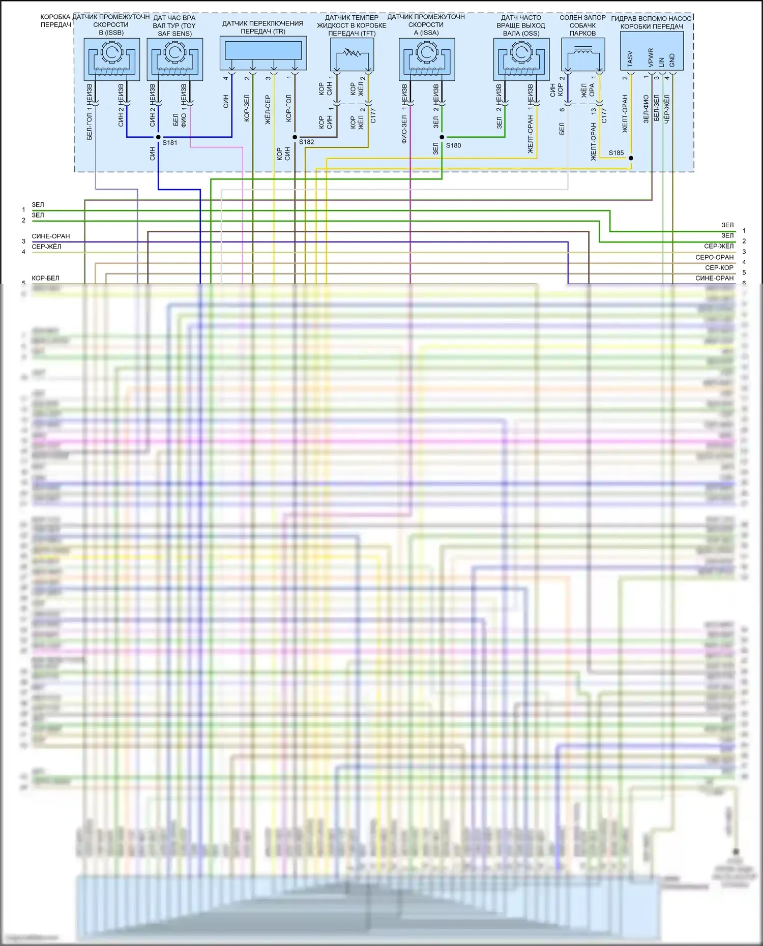 F-150 Ford XIV (2020-2024): Электросхема двигателя 3,5л турбогибрида (5 из 17) 