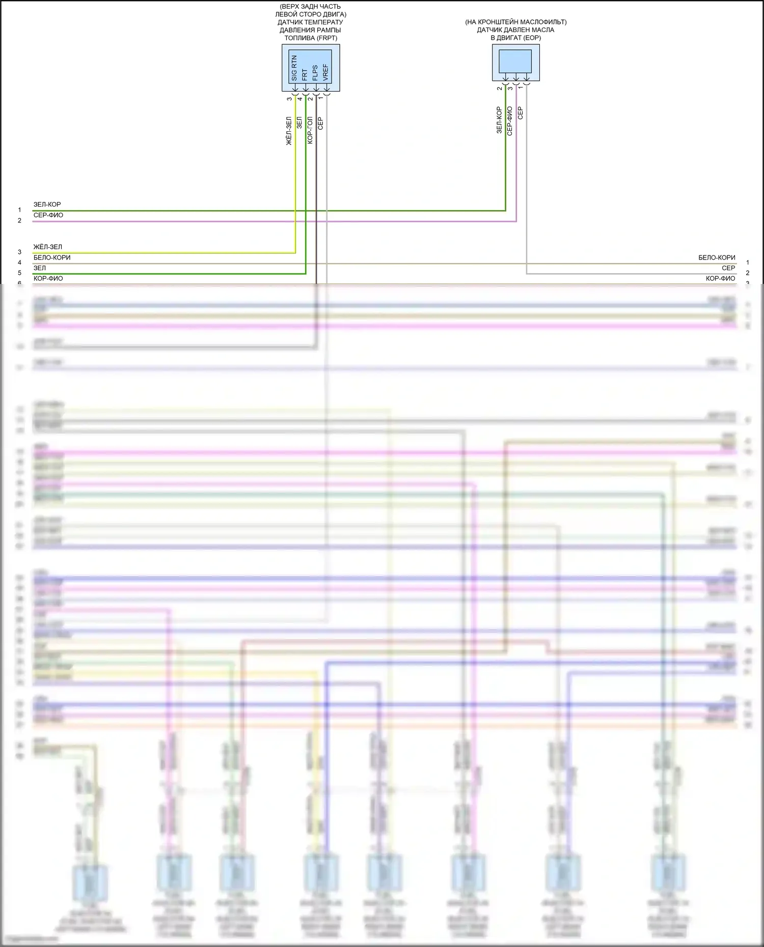 F-150 Ford XIV (2020-2024): Электросхема двигателя 5.0л гибкого топлива (10 из 12) 