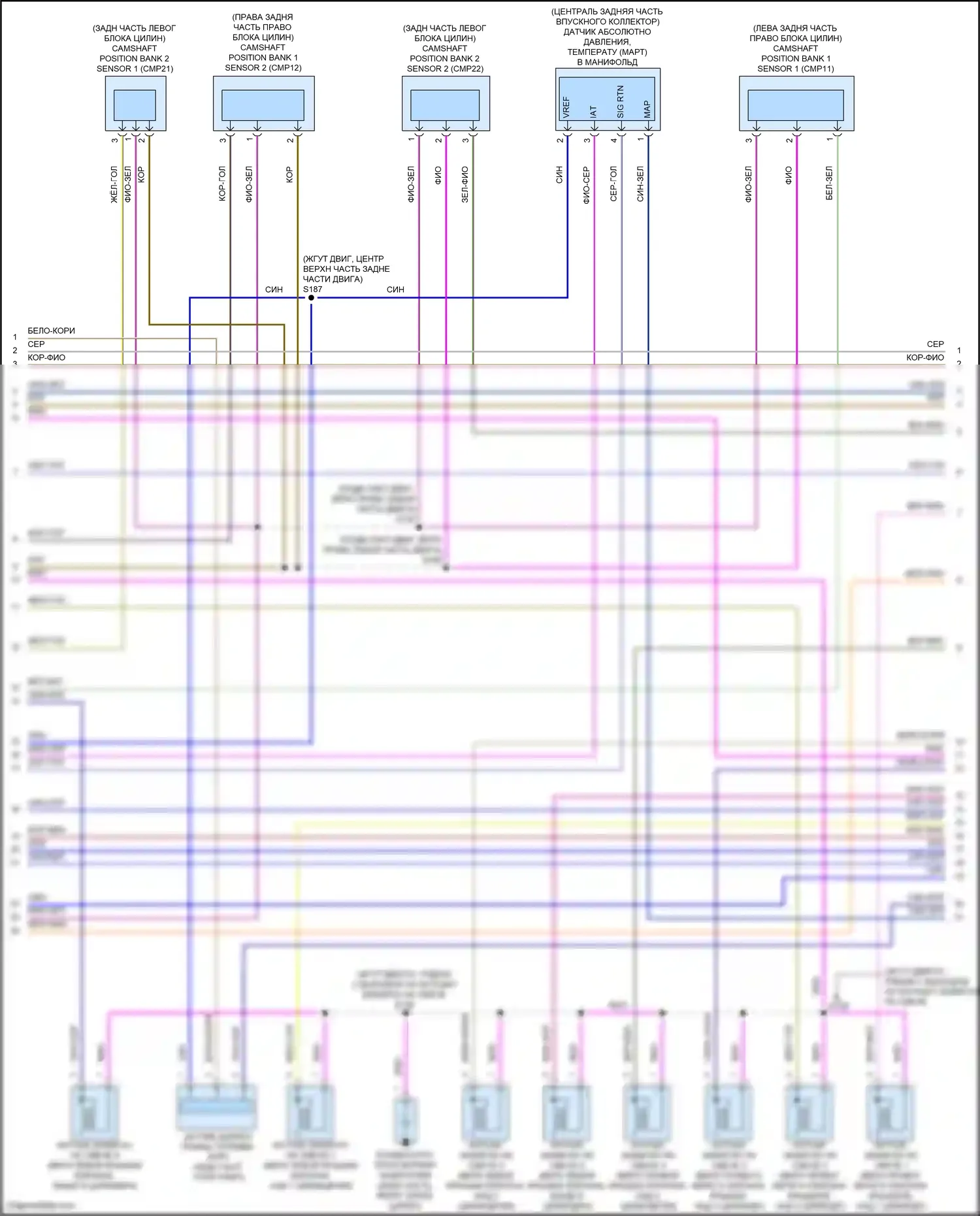 F-150 Ford XIV (2020-2024): Электросхема двигателя 5.0л гибкого топлива (11 из 12) 