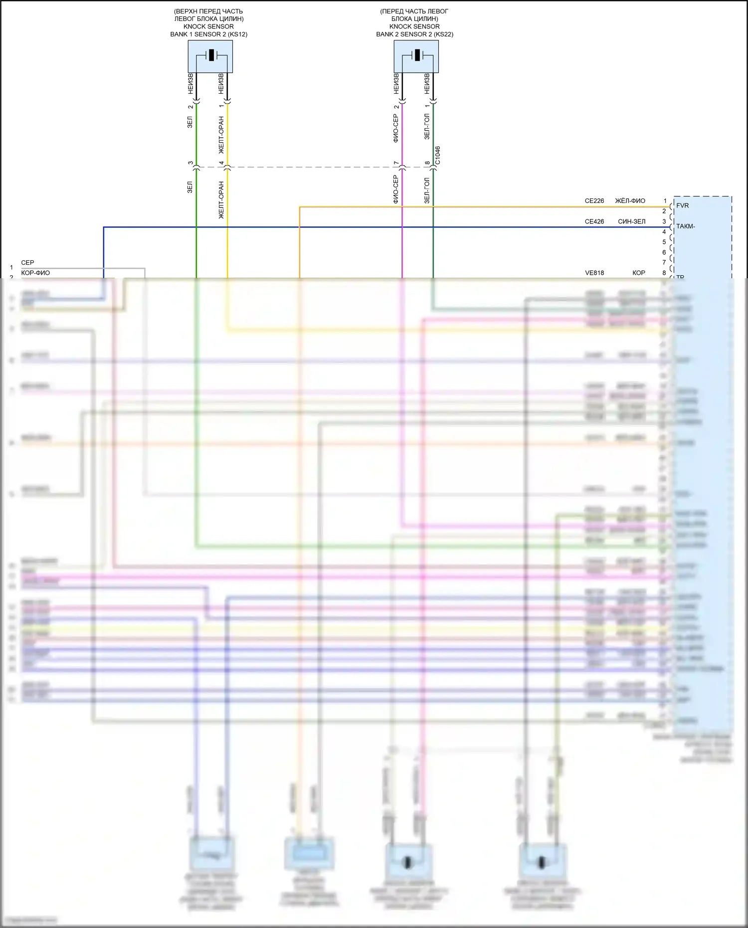 F-150 Ford XIV (2020-2024): Электросхема двигателя 5.0л гибкого топлива (12 из 12) 