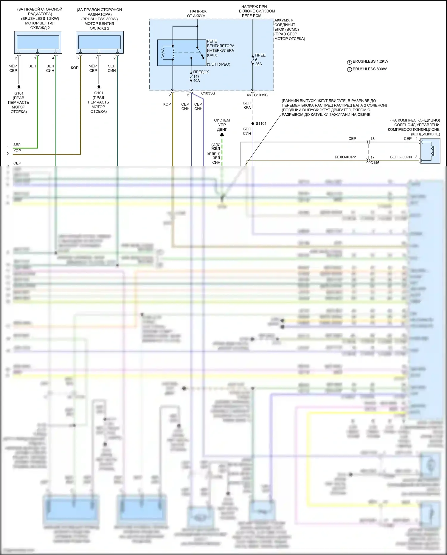 F-150 Ford XIV (2020-2024): Электросхема климат контроля (6 из 6) 