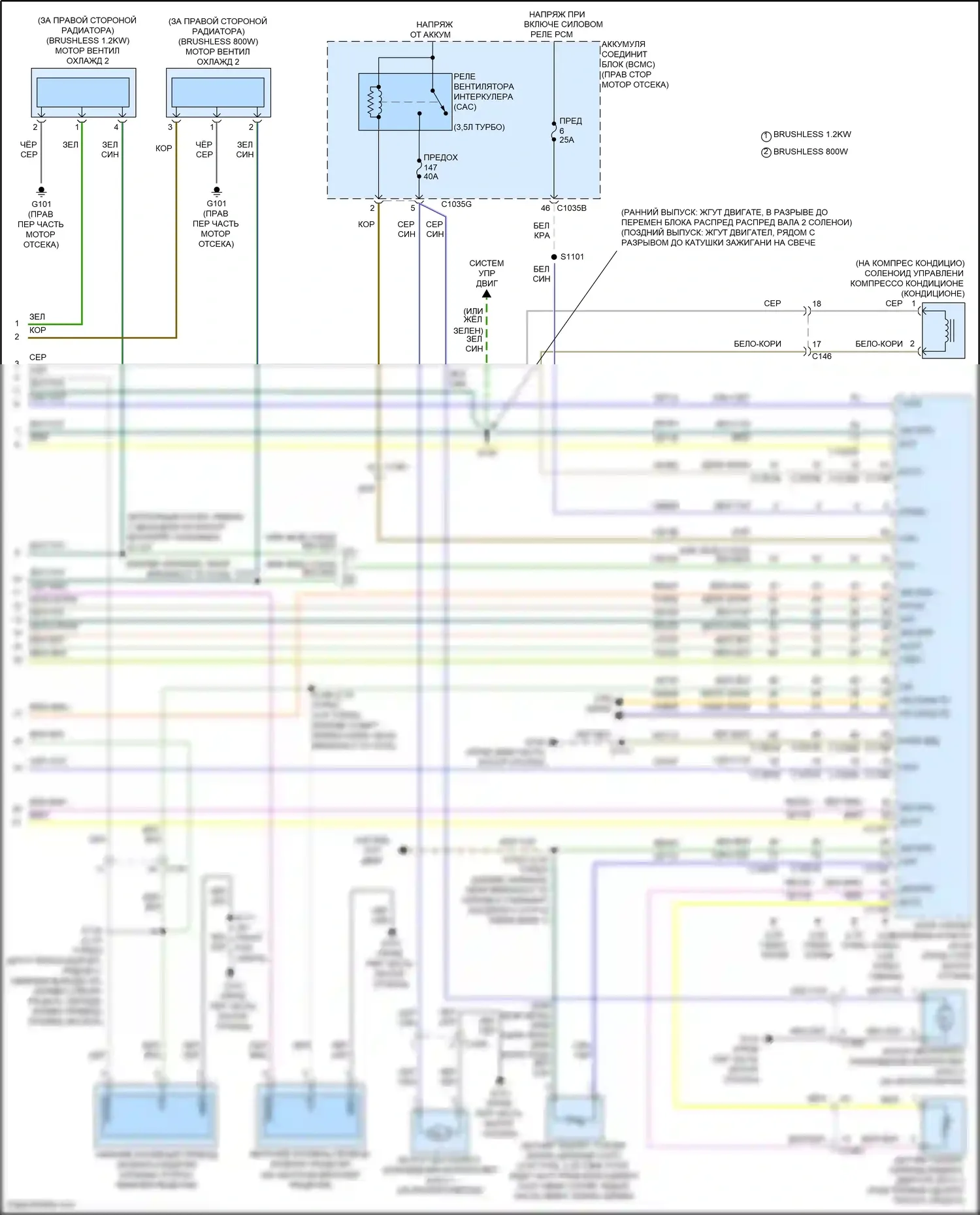 F-150 Ford XIV (2020-2024): Электросхема ручного кондиционера (6 из 6) 