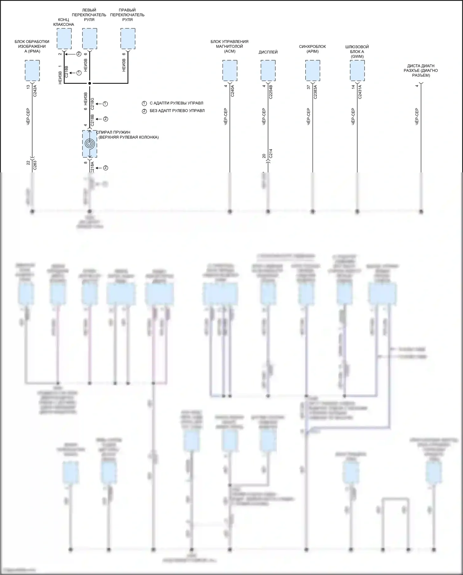 F-150 Ford XIV (2020-2024): Электросхема разводки массы (5 из 10) 