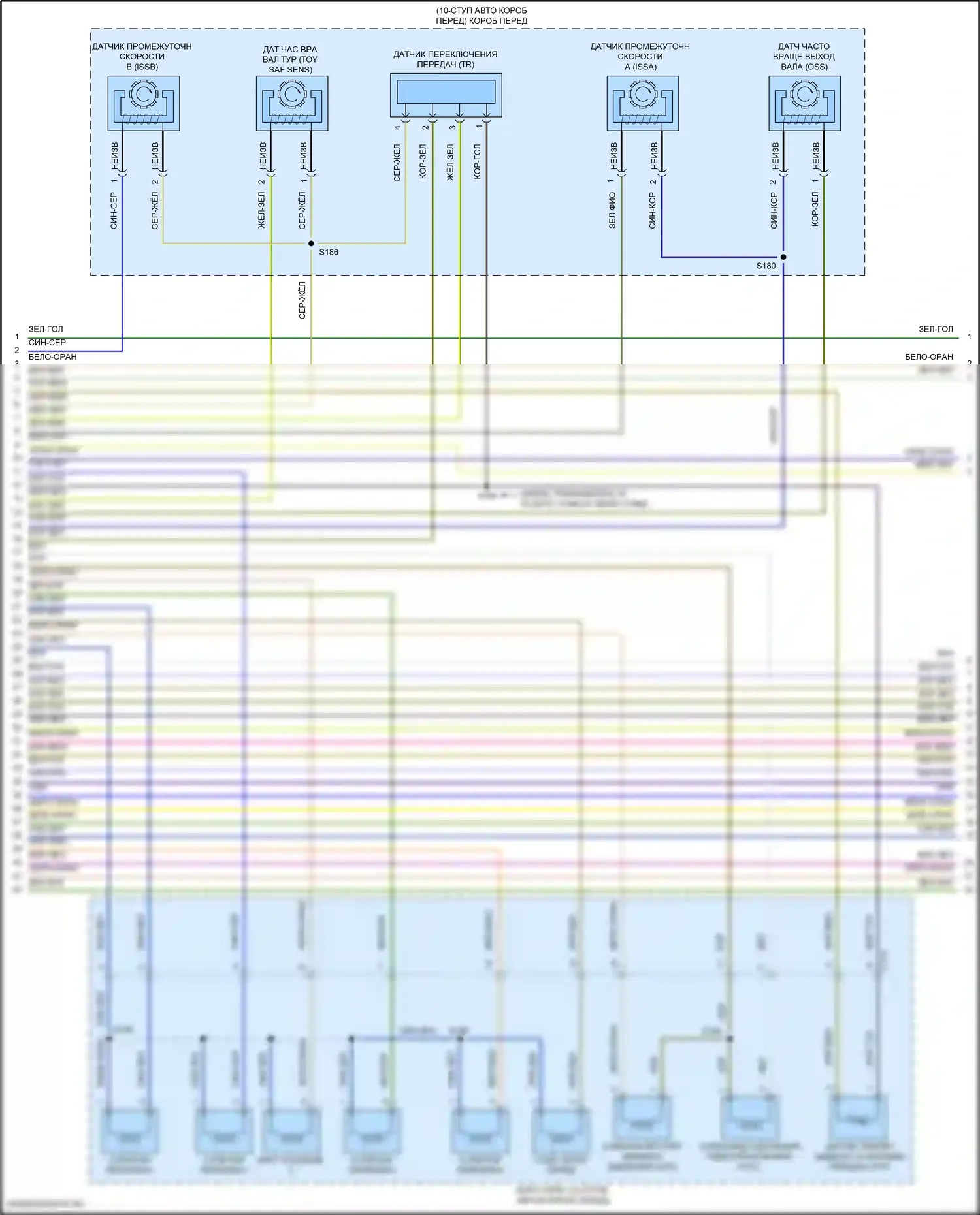 F-250 Ford XIV (2017-2024): Электросхема двигателя 6.2l flex fuel (11 из 12) 