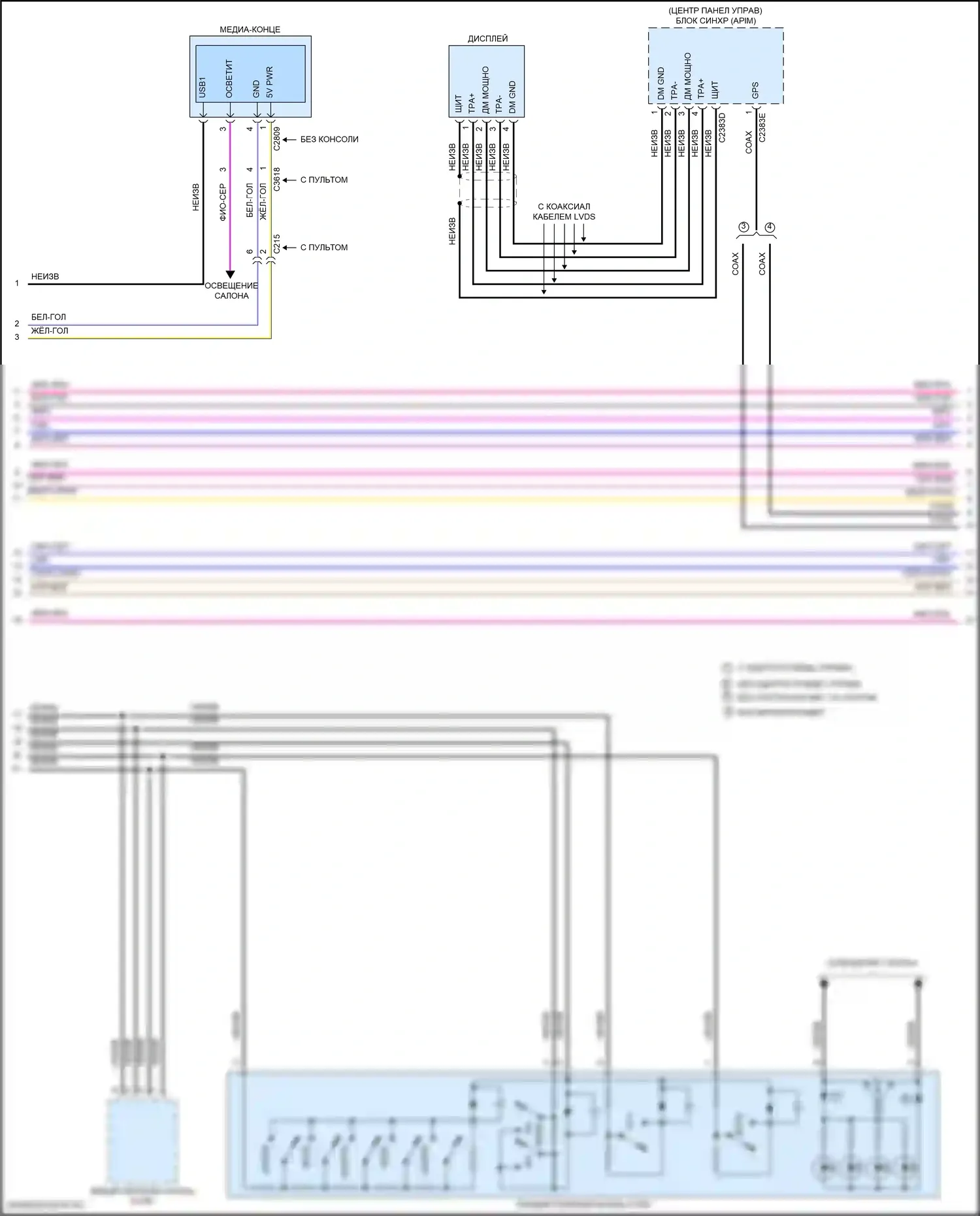 F-250 Ford XIV (2017-2024): Электросхема навигации (3 из 5) 