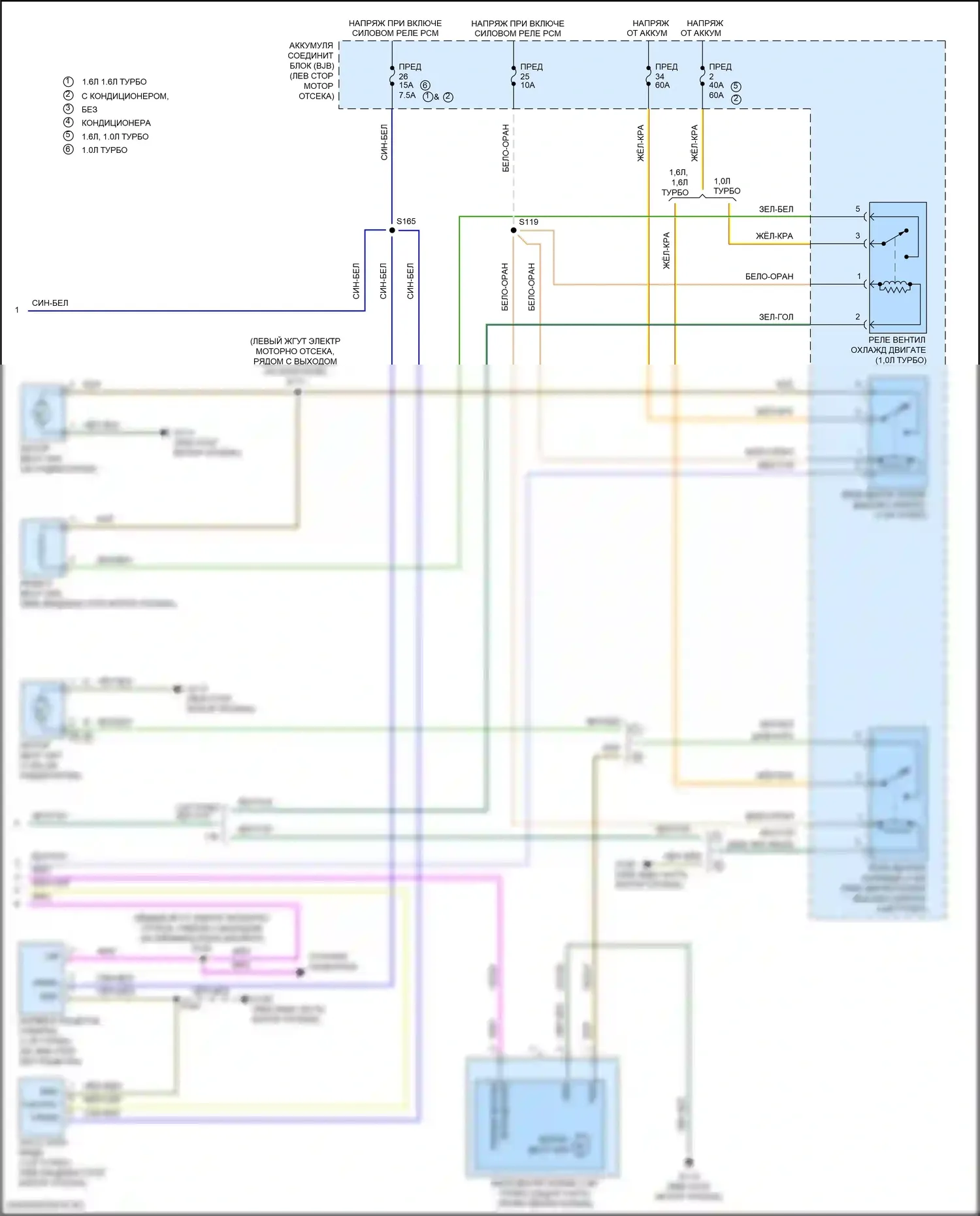 Fiesta ST Ford VII (2018-2021): Электросхема климат контроля (4 из 4) 