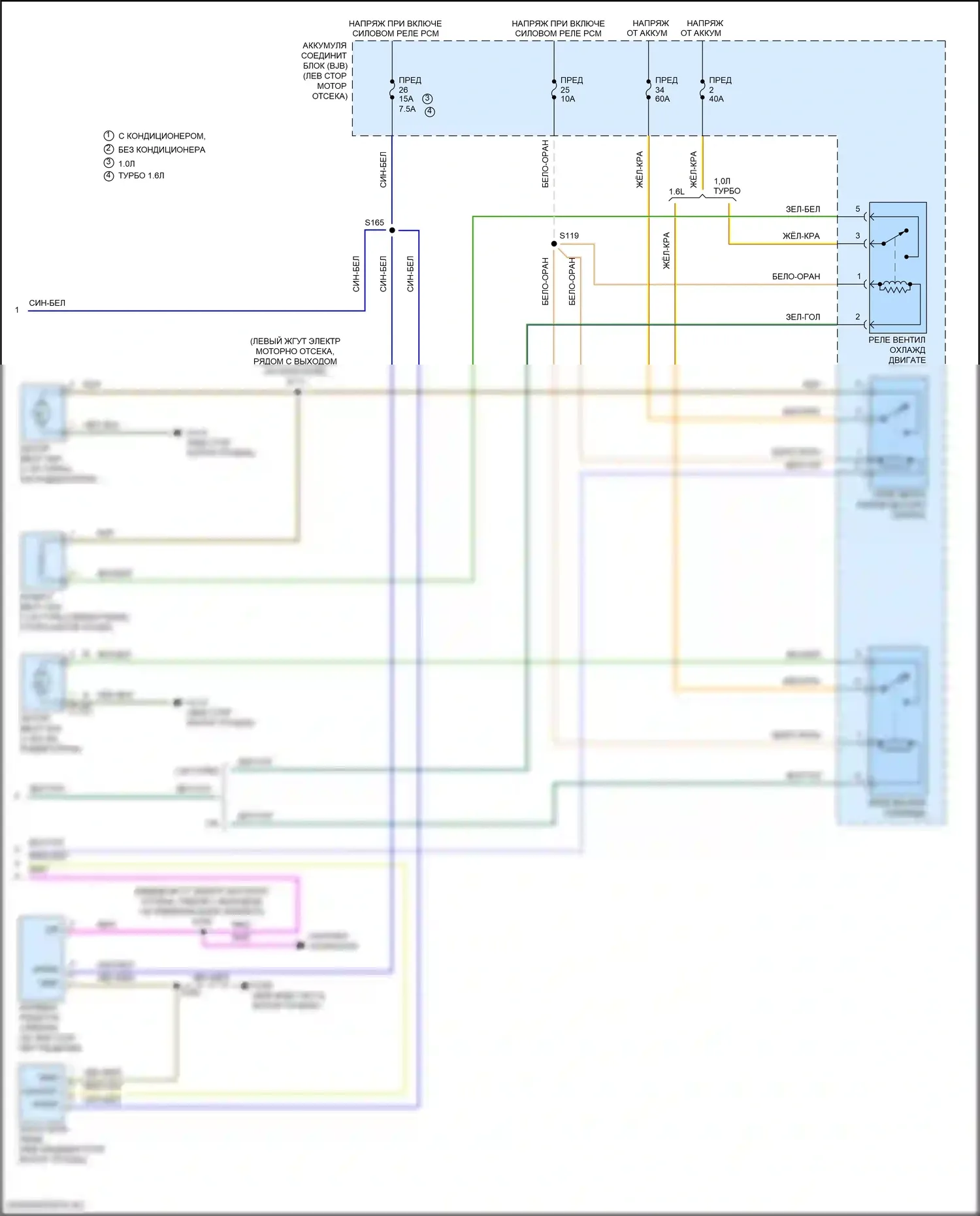 Fiesta ST Ford VII (2018-2021): Электросхема ручного кондиционера (4 из 4) 