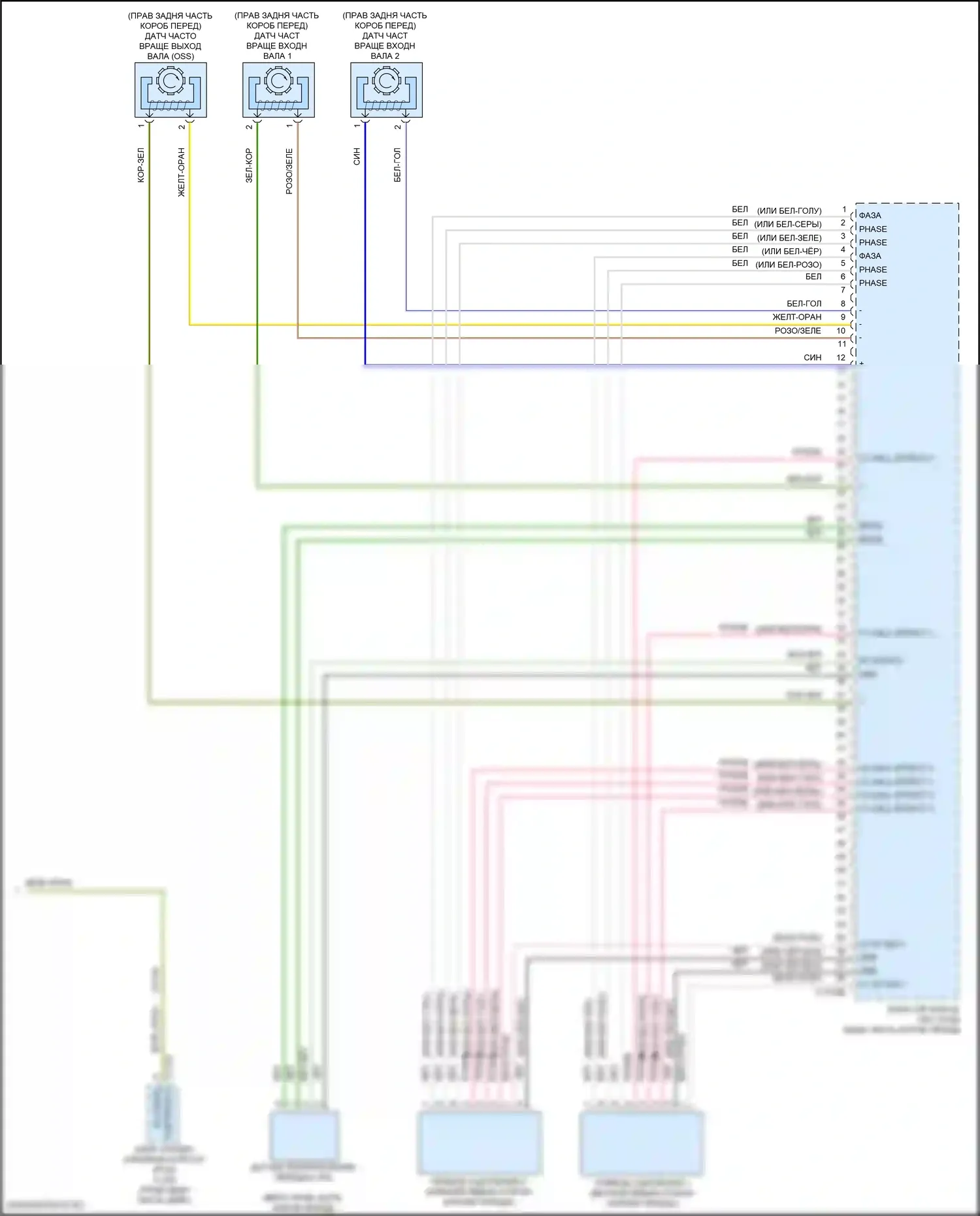 Fiesta ST Ford VII (2018-2021): Электросхема коробки передач (2 из 2) 