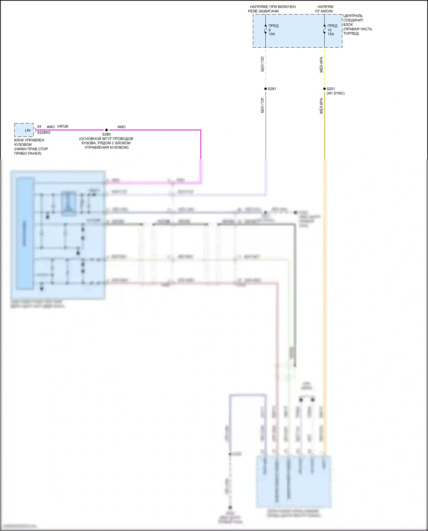 Fiesta ST Ford VII (2018-2021): Электросхема задней камеры 